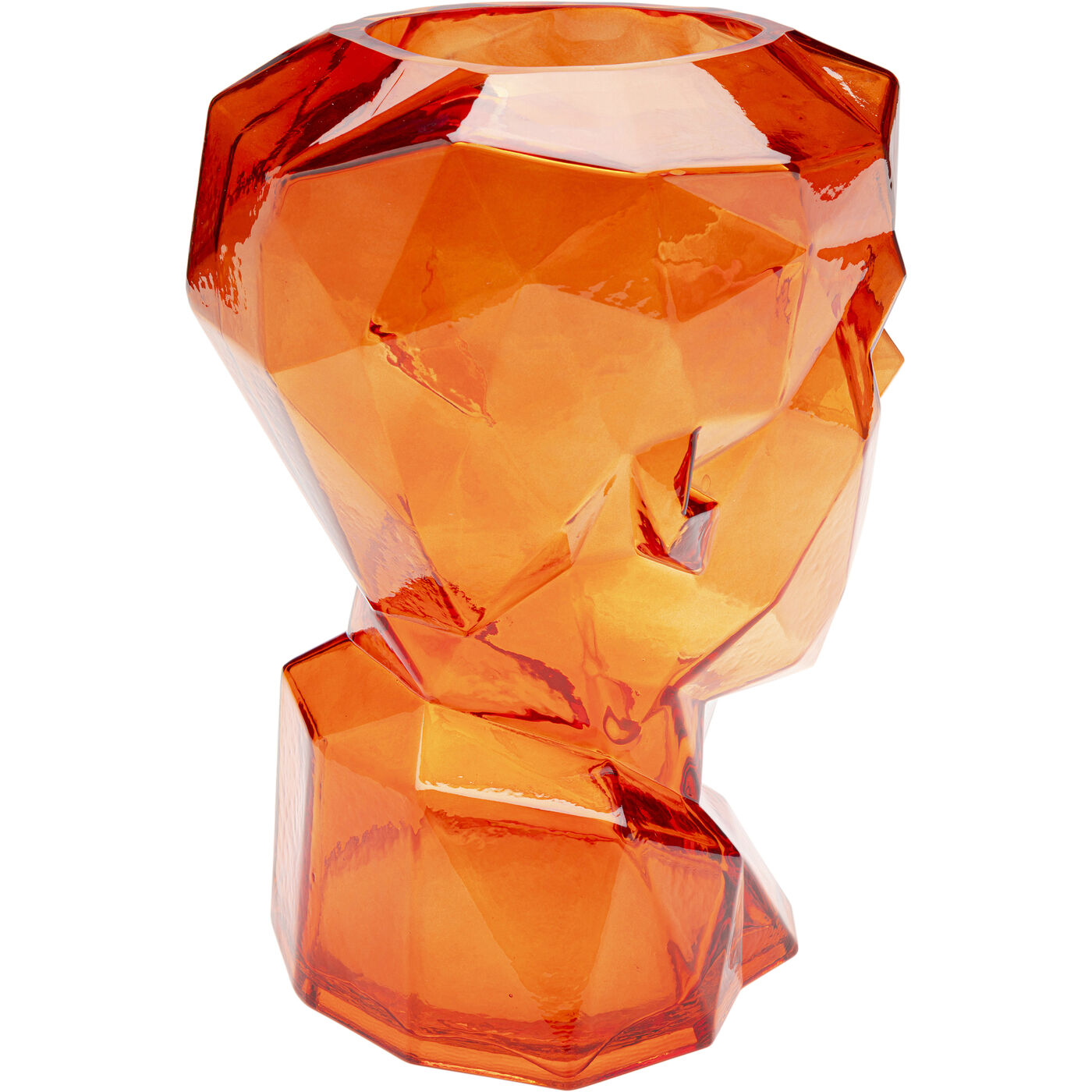 Ваза Prisma Face Orange 30 см