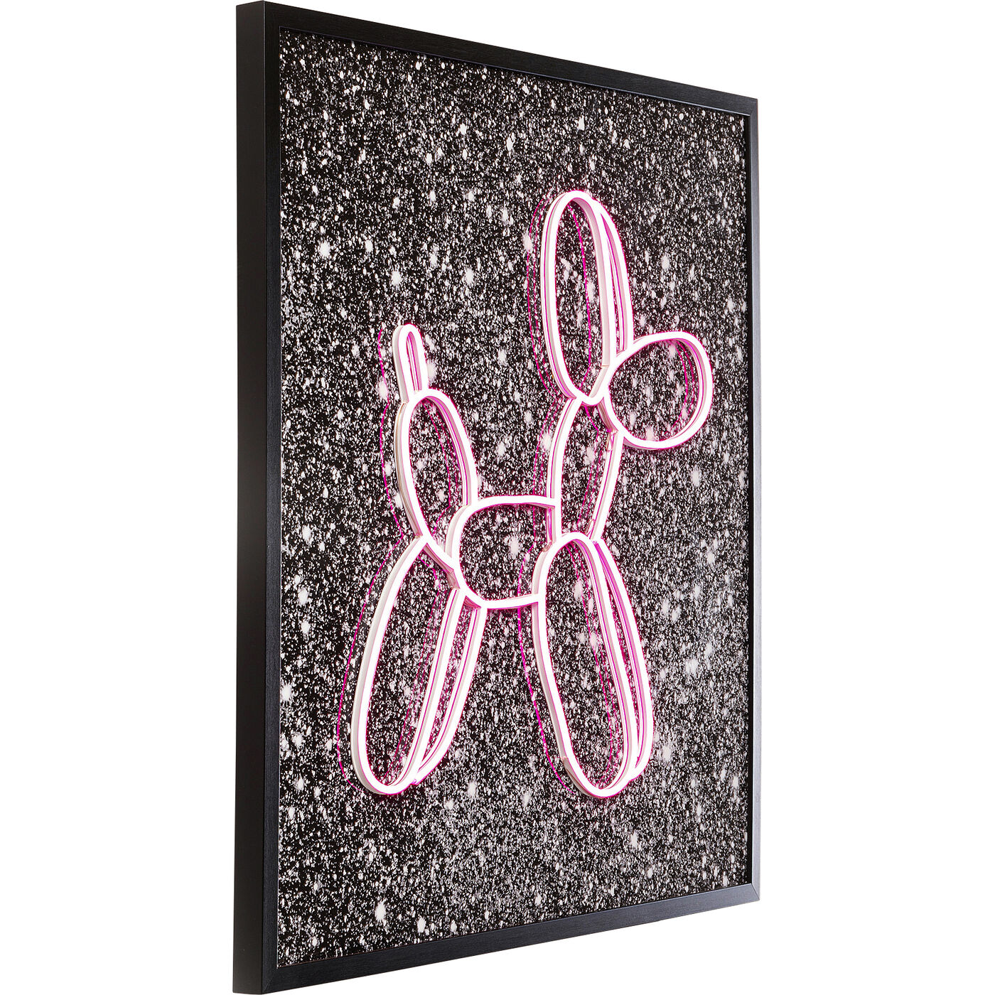Картина стеклянная Balloon Dog LED 80x80 см