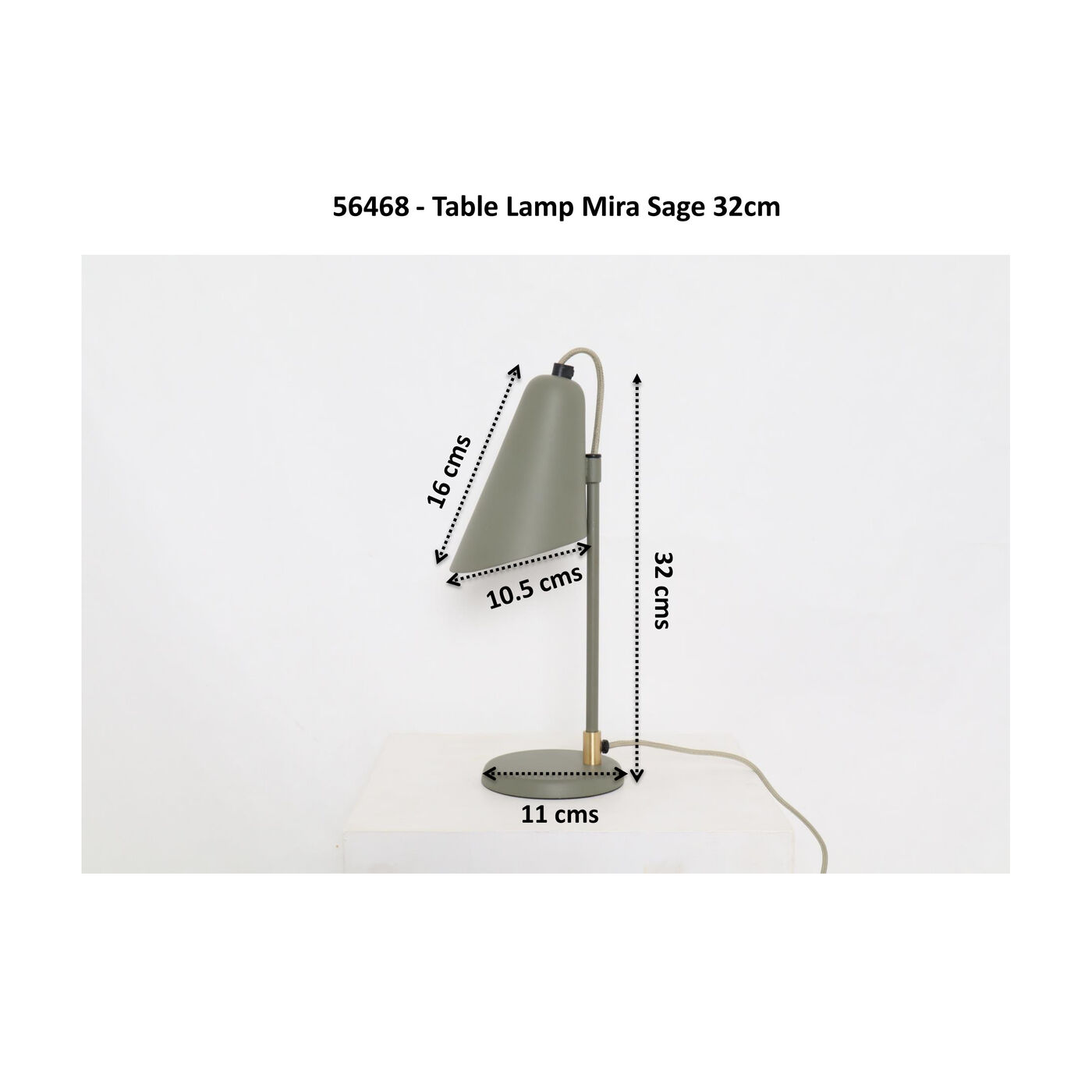 Светильник настольный Mira Sage 32cm