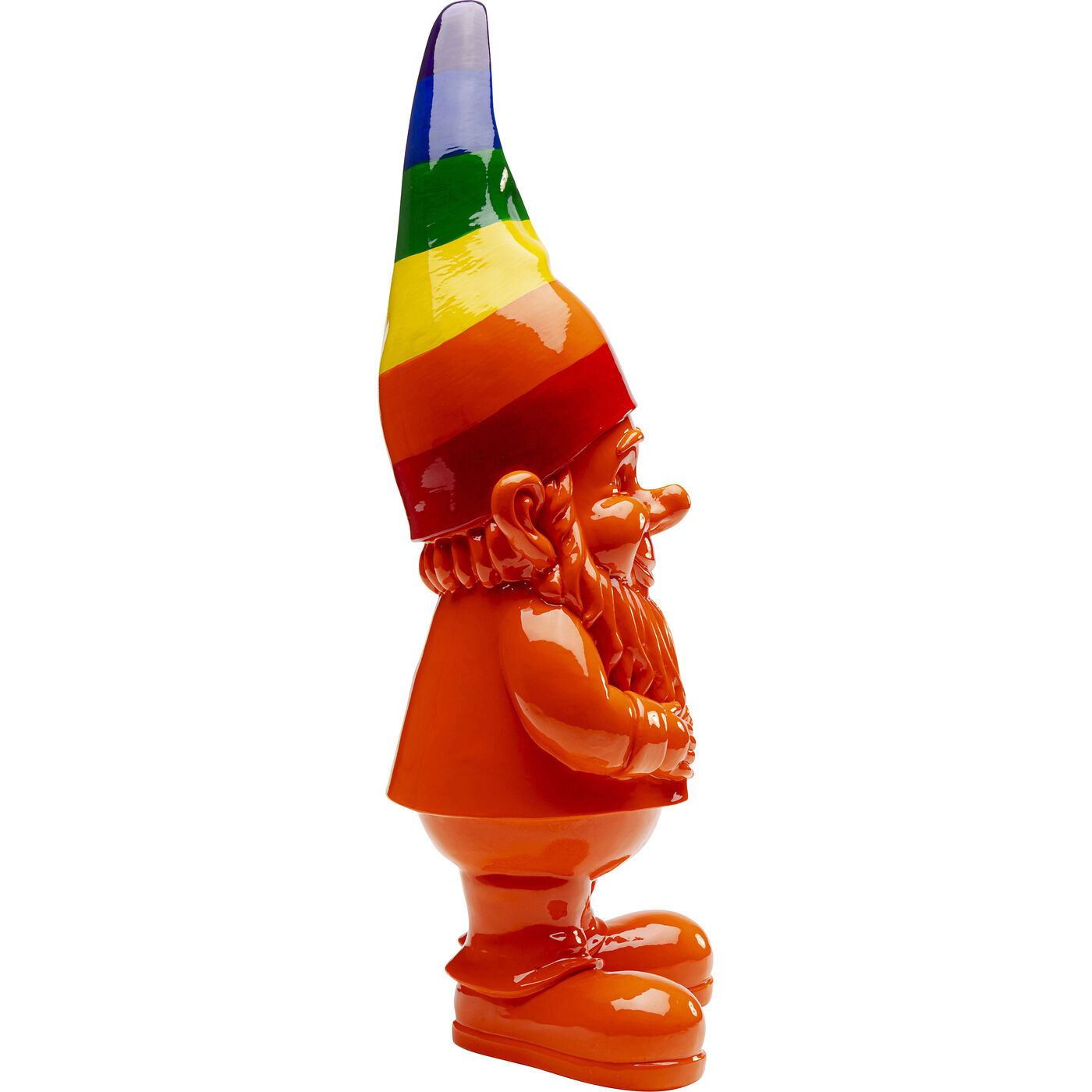 Фигура декоративная Gnome Standing Rainbow Orange 46cm
