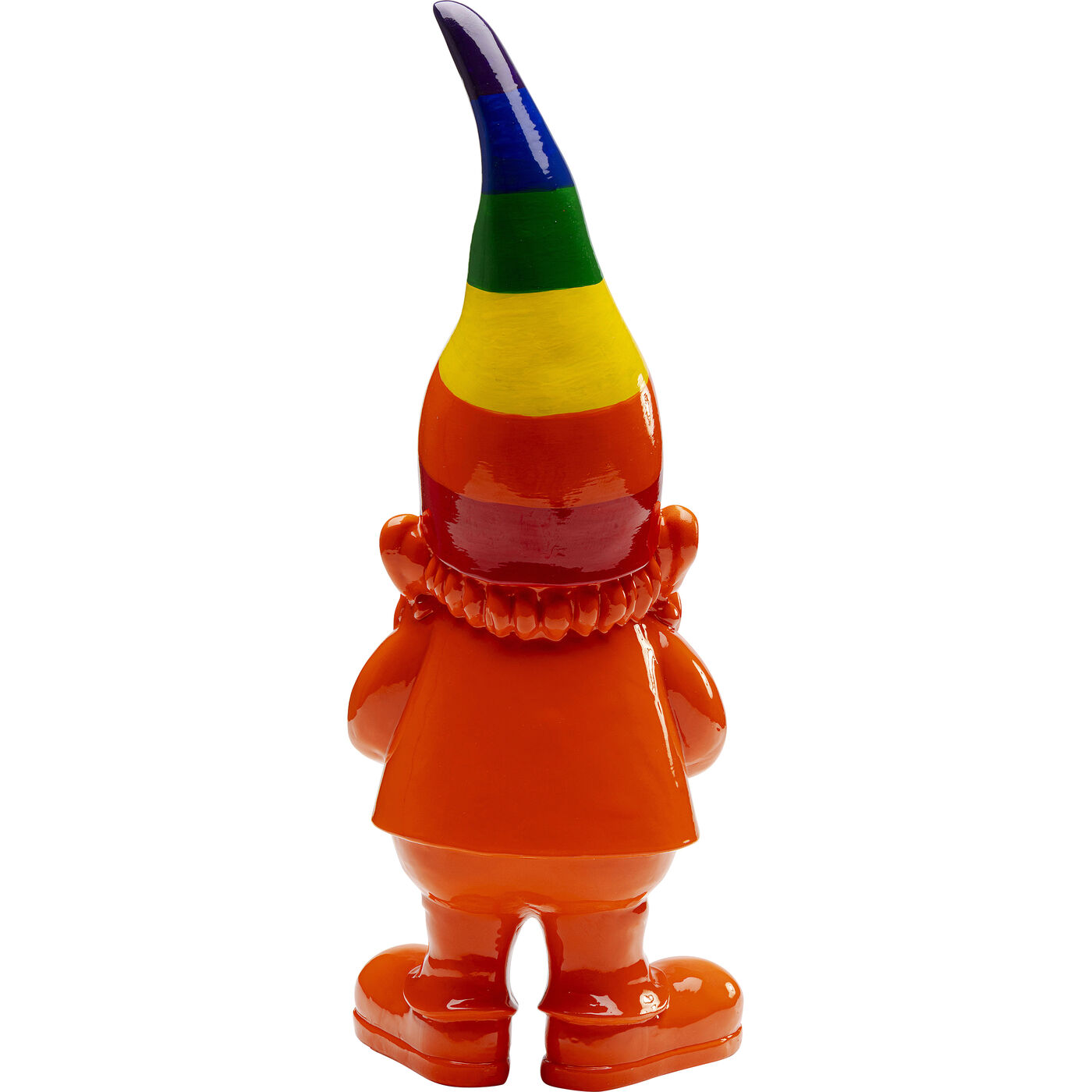 Фигура декоративная Gnome Standing Rainbow Orange 46cm