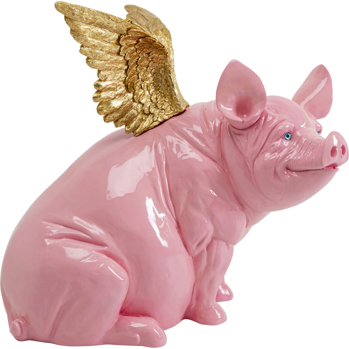 Фигура декоративная Flying Pig Pink 79cm
