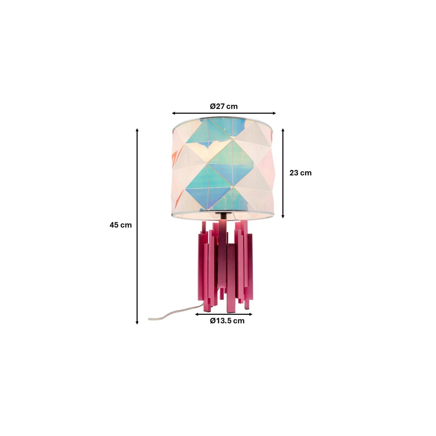 Светильник настольный Coachella Colore 45cm