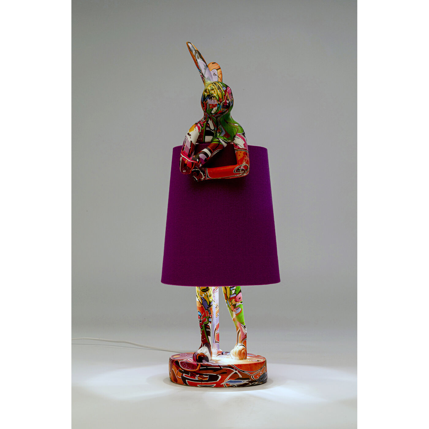 Светильник настольный Animal Rabbit Graffiti/Purple 50cm