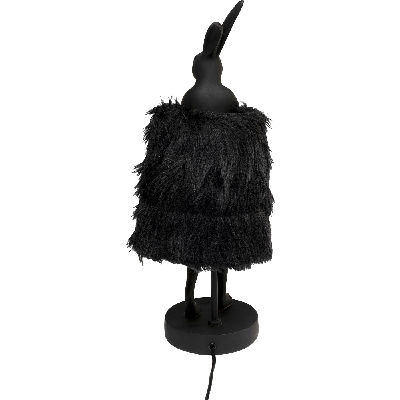 Светильник настольный Animal Rabbit Fur Black/Gold 50cm