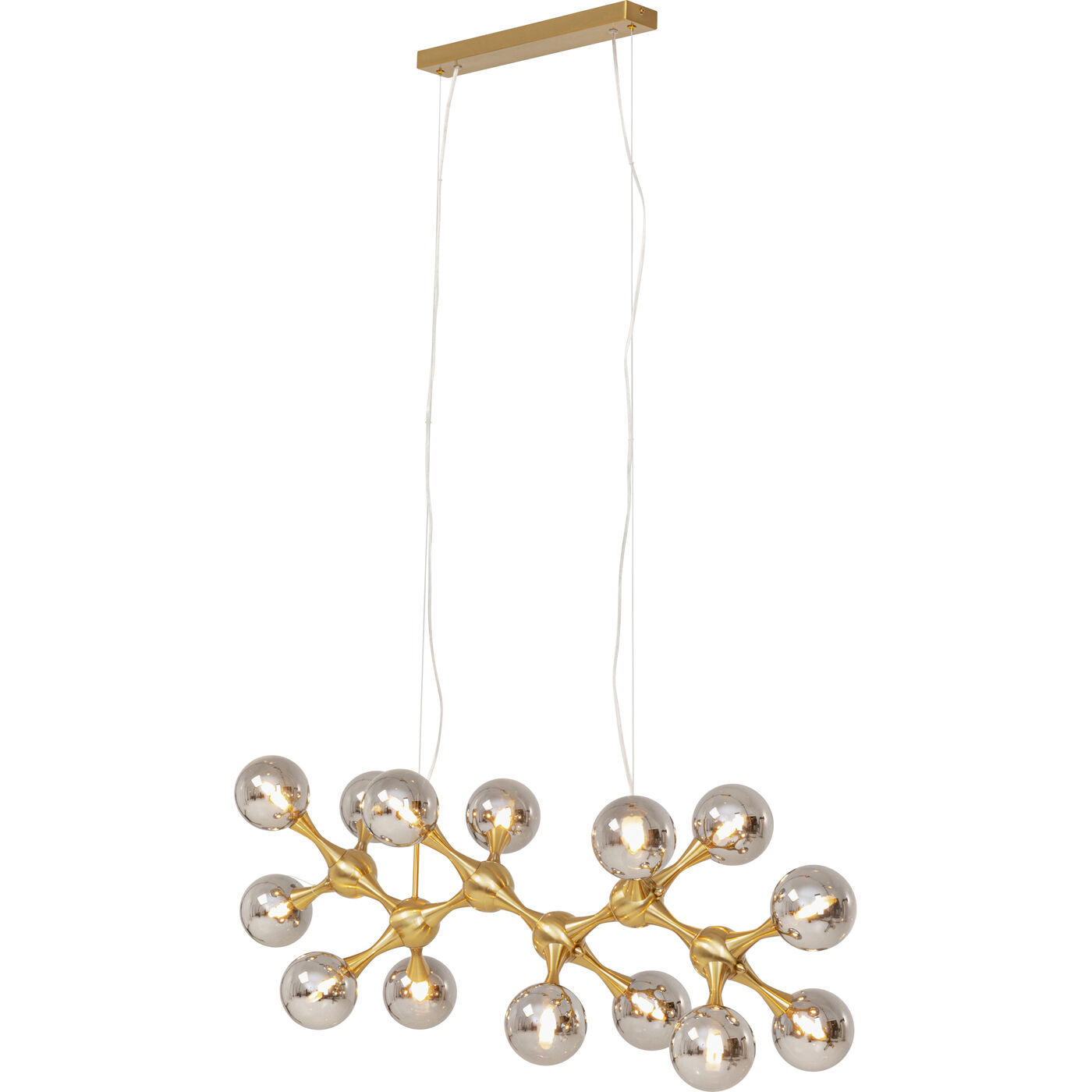 Светильник подвесной Atomic Balls Brass 190cm