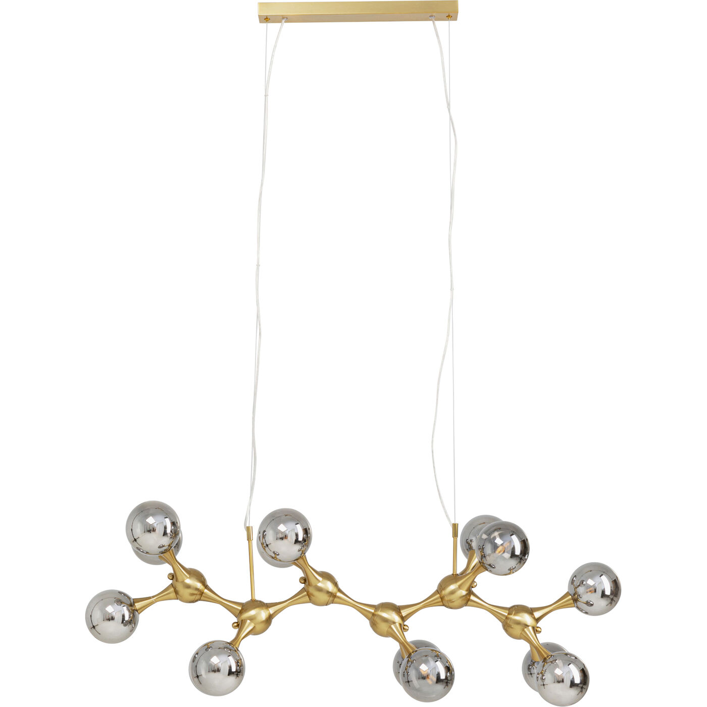 Светильник подвесной Atomic Balls Brass 190cm