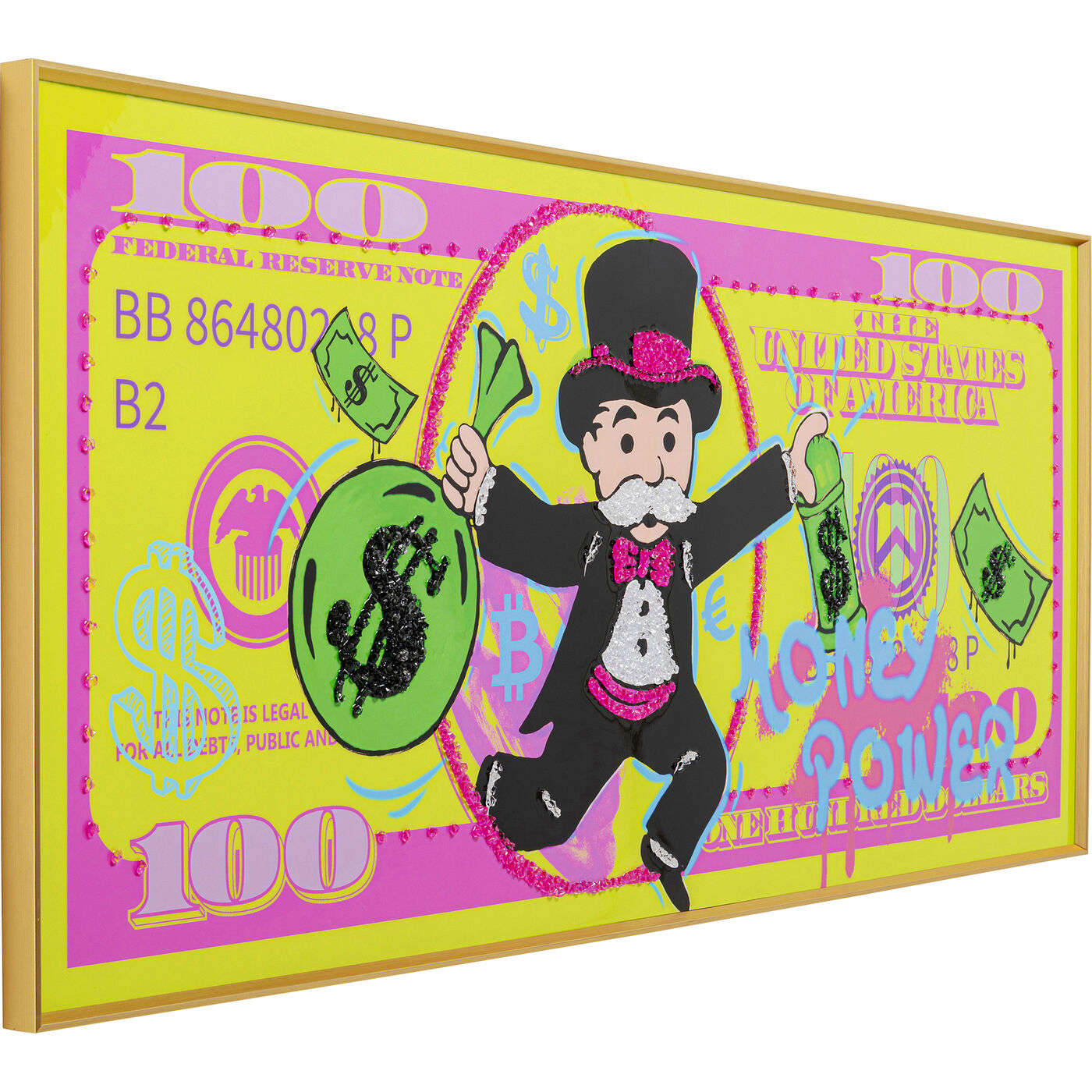 Картина Graffiti Money 70x160cm