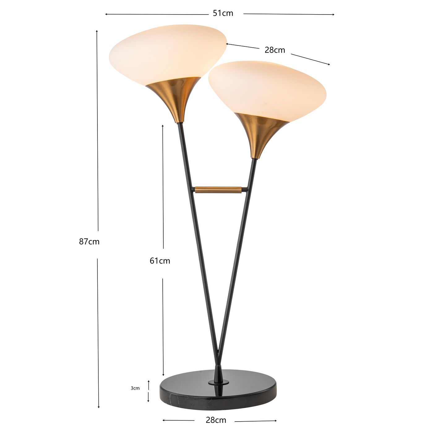 Светильник настольный Cocce 87cm