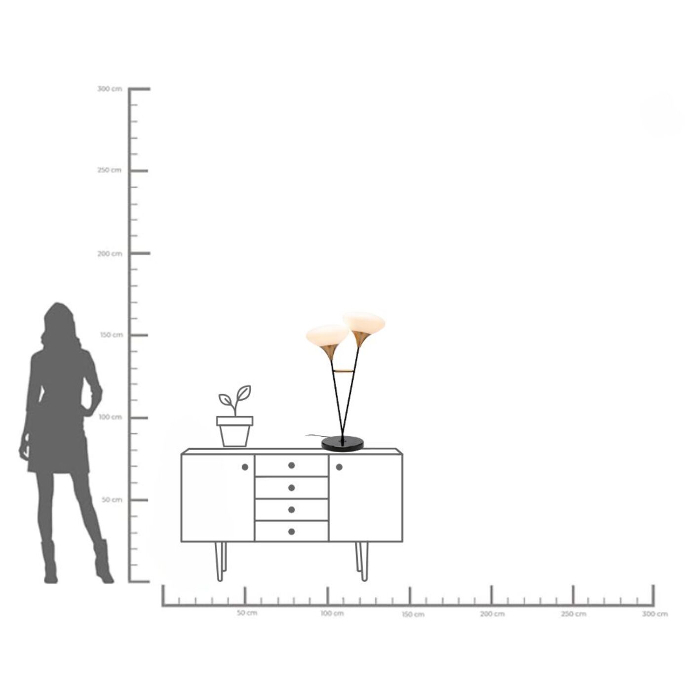 Светильник настольный Cocce 87cm