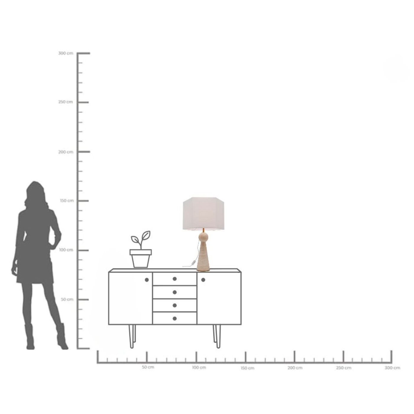 Светильник настольный Molto 75cm