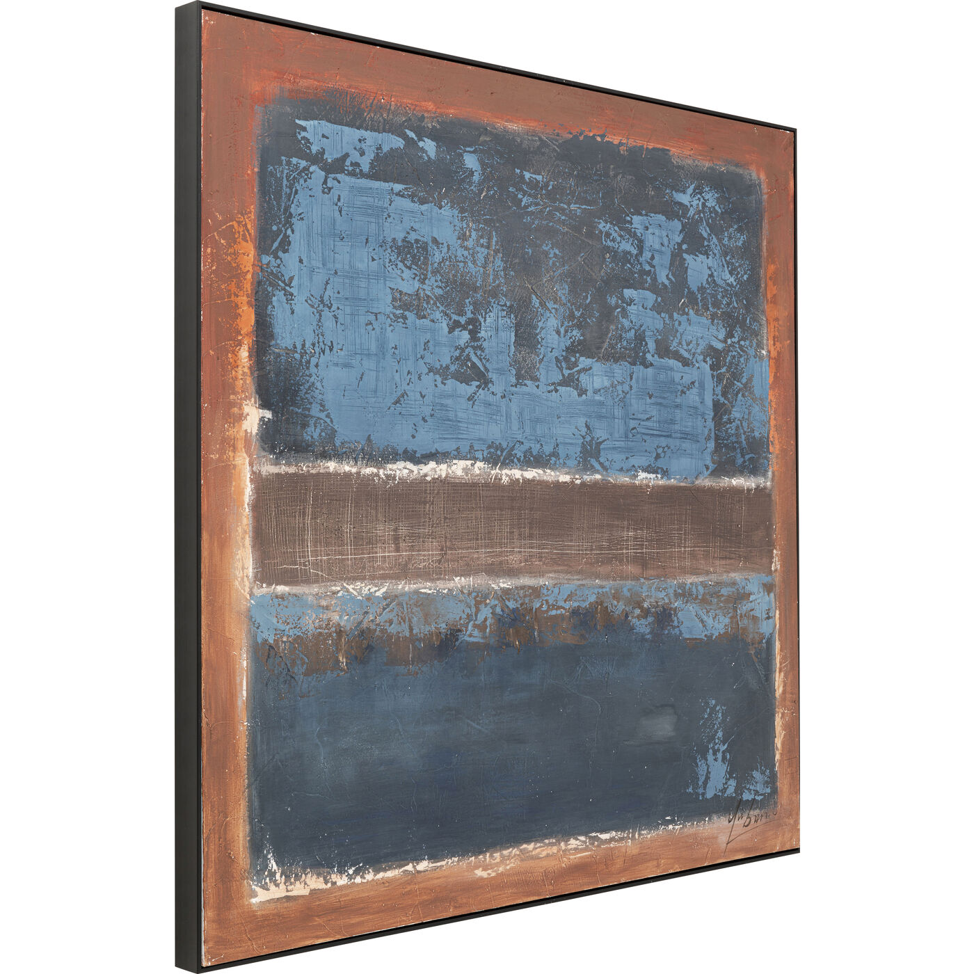 Картина Silence Blue 120x120cm