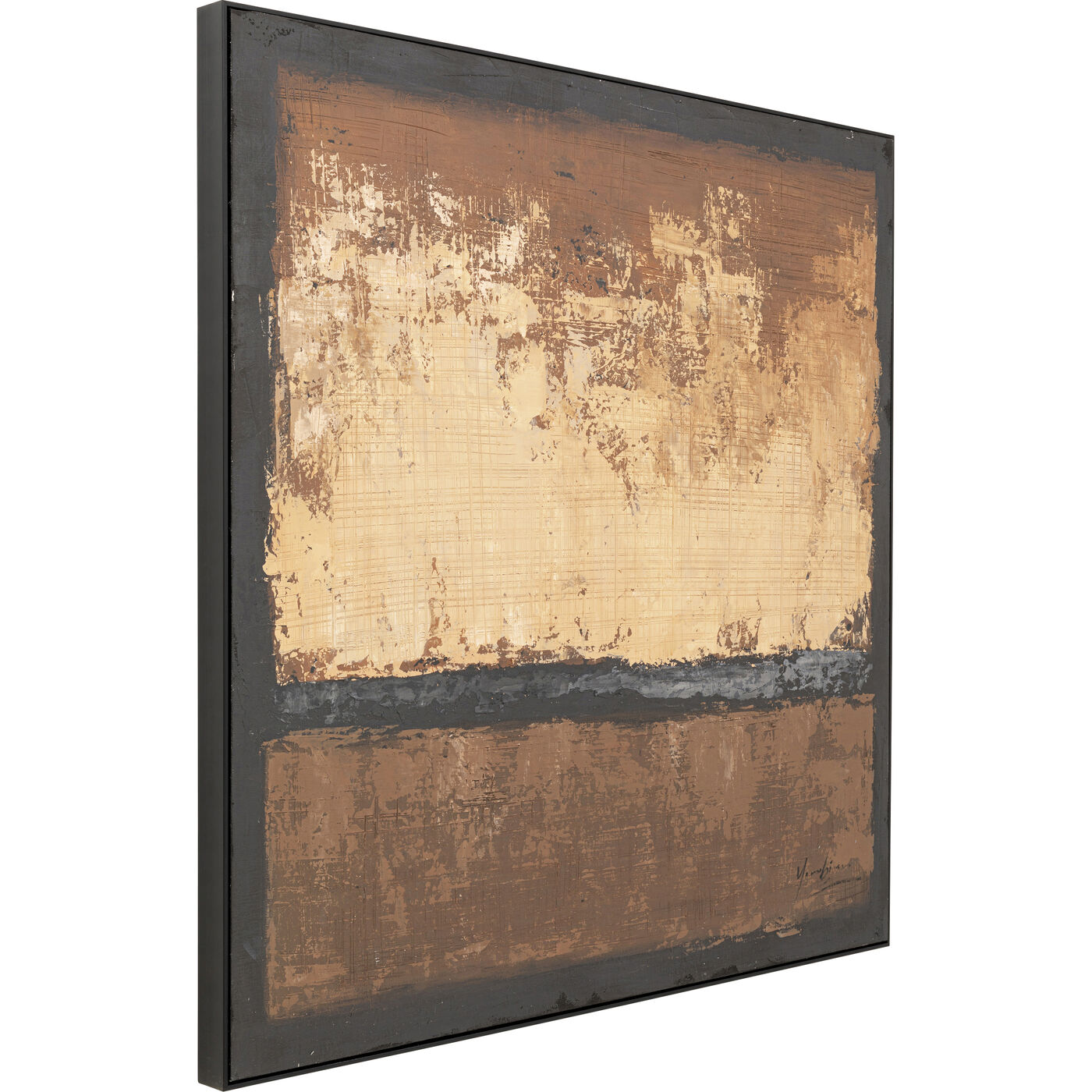 Картина Silence Brown 120x120cm