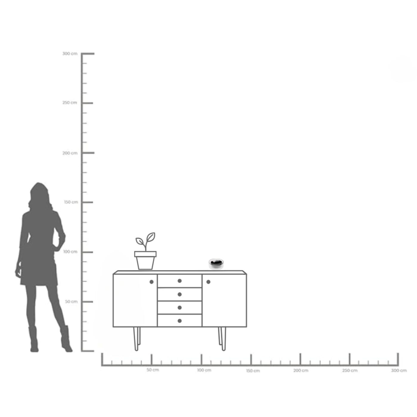 Ваза Balance Ø30cm
