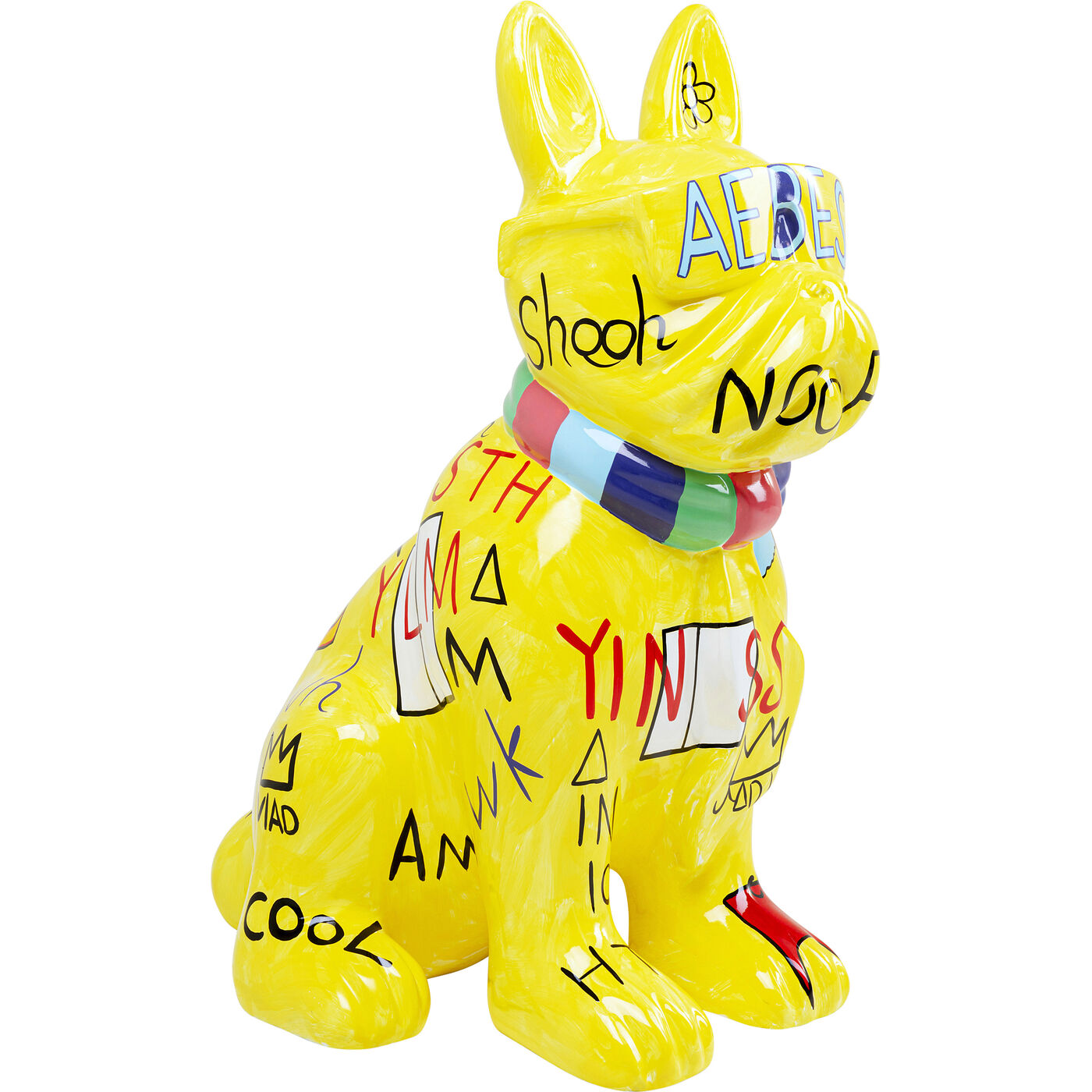 Фигура декоративная Graffiti Dog Yellow 122cm