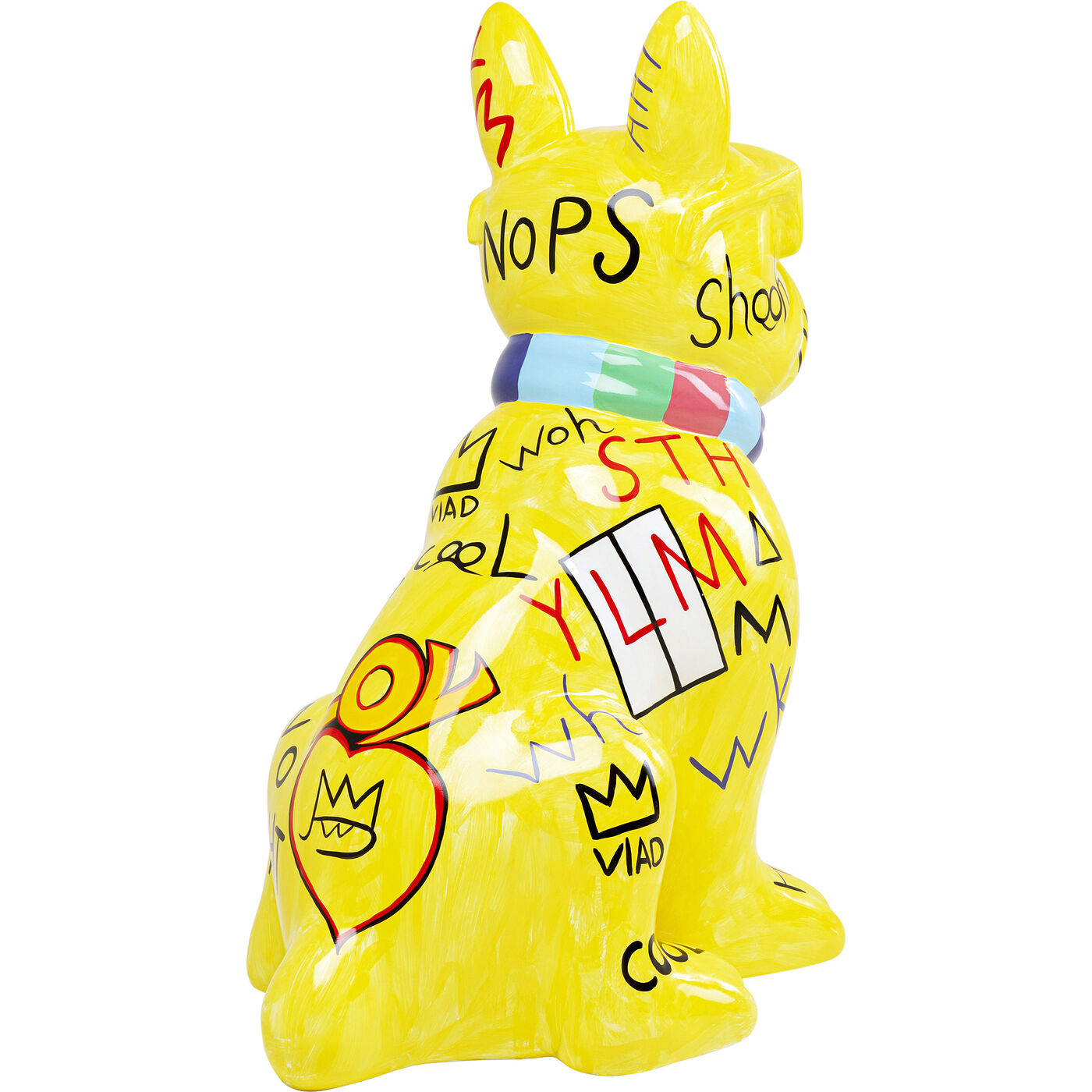 Фигура декоративная Graffiti Dog Yellow 122cm