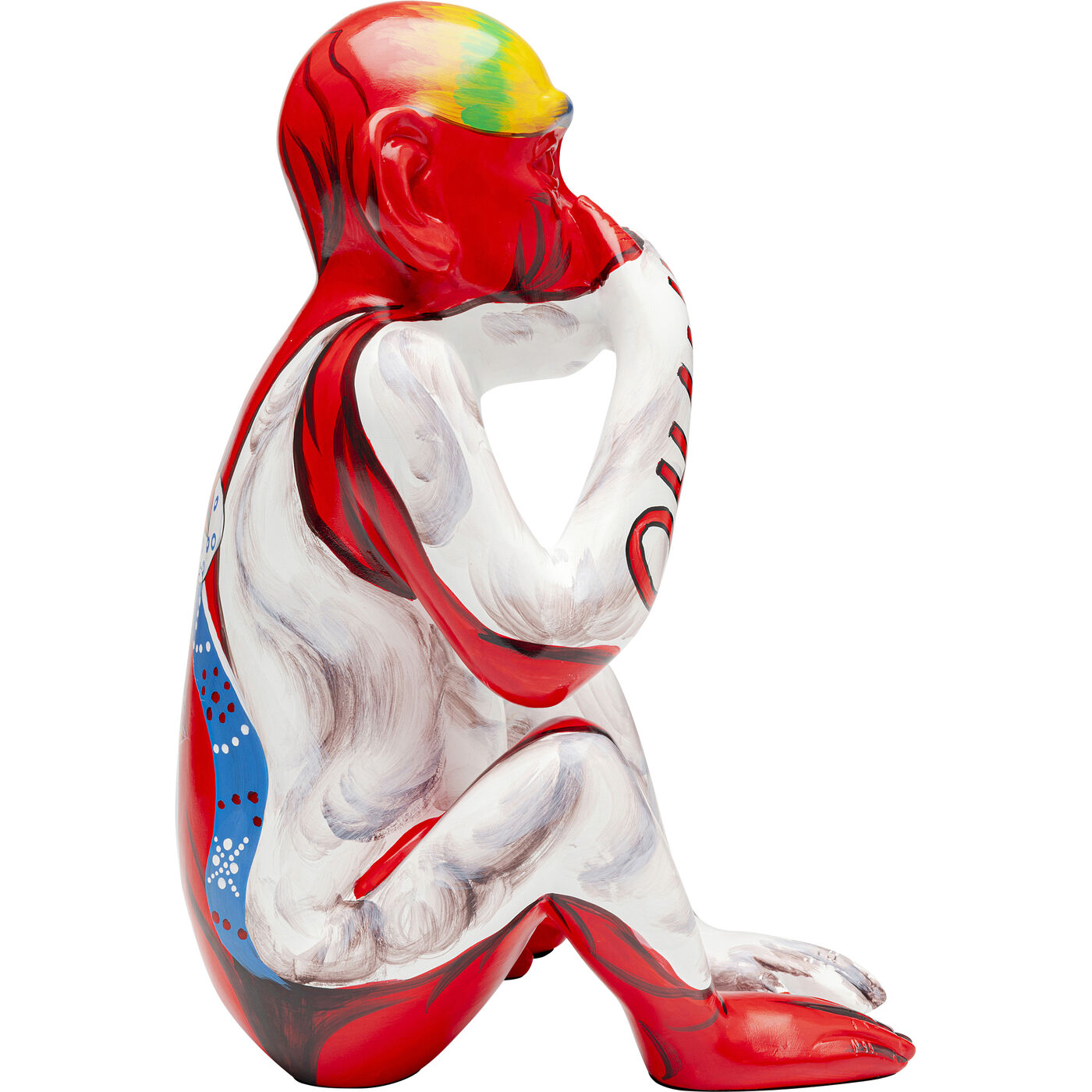 Фигура декоративная Graffiti Monkey Red 39cm