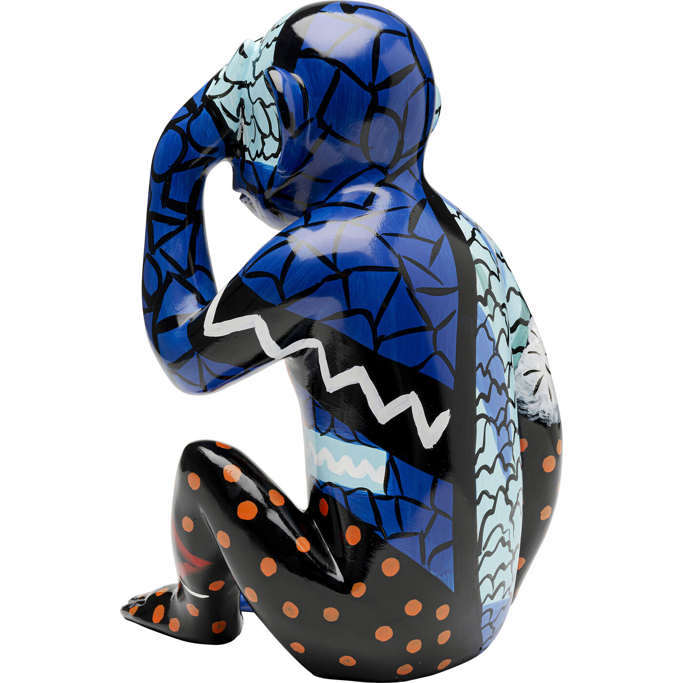 Фигура декоративная Graffiti Monkey Blue 39cm