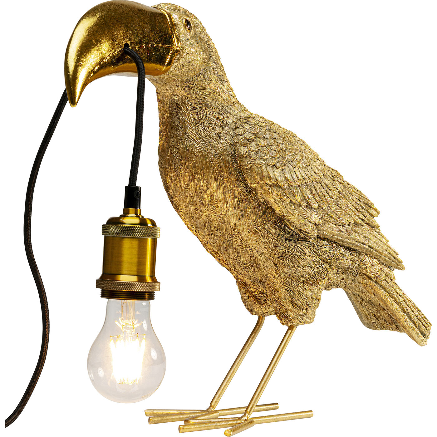 Светильник настольный Toucan Gold 42cm