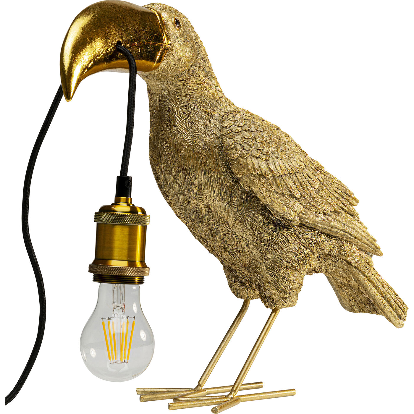 Светильник настольный Toucan Gold 42cm