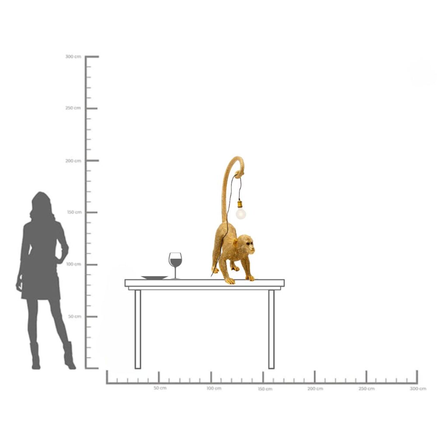 Светильник Monkey Dance 120cm