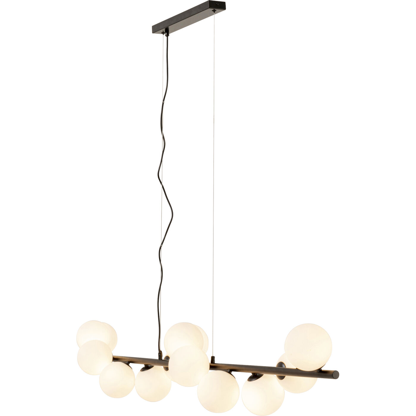 Светильник подвесной Scala Balls Black 150cm