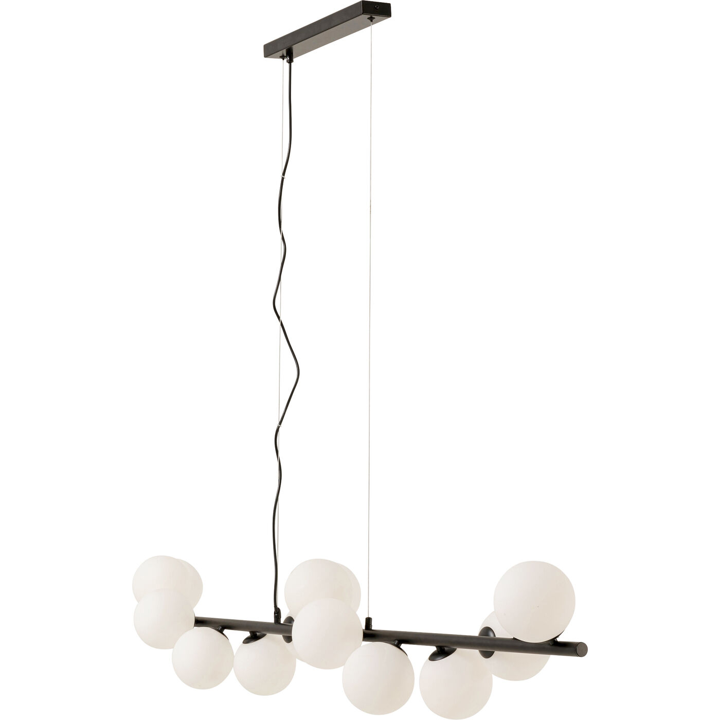 Светильник подвесной Scala Balls Black 150cm