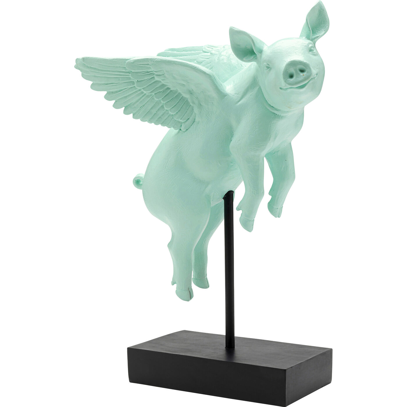 Фигура декоративная Flying Pig Turquoise 29cm