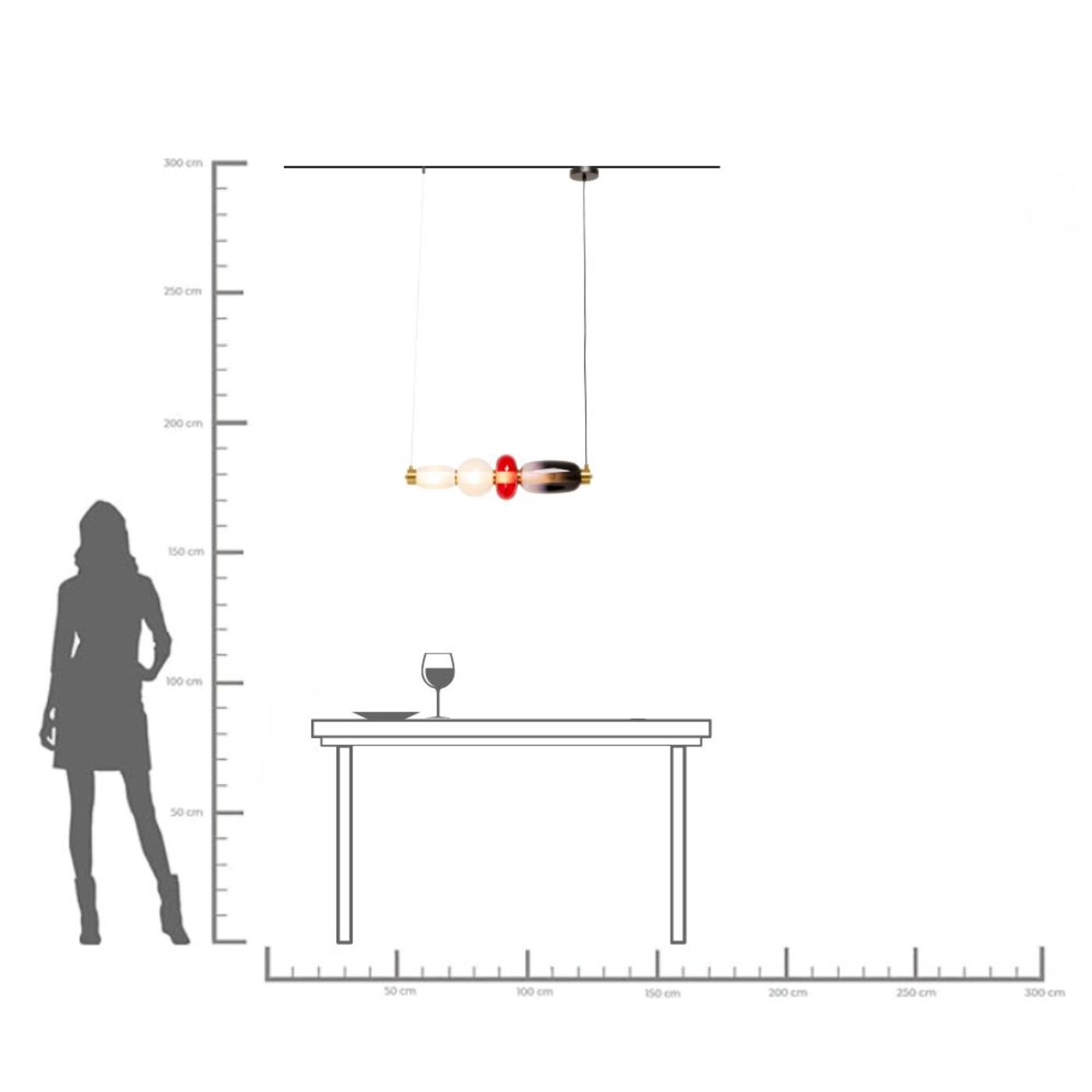 Светильник подвесной Sugar 72cm