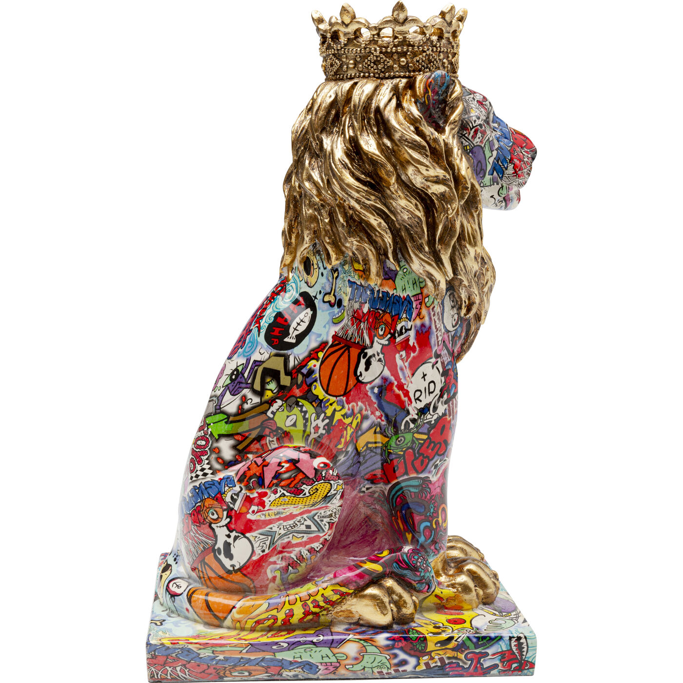 Фигура декоративная Graffiti King Lion 29cm