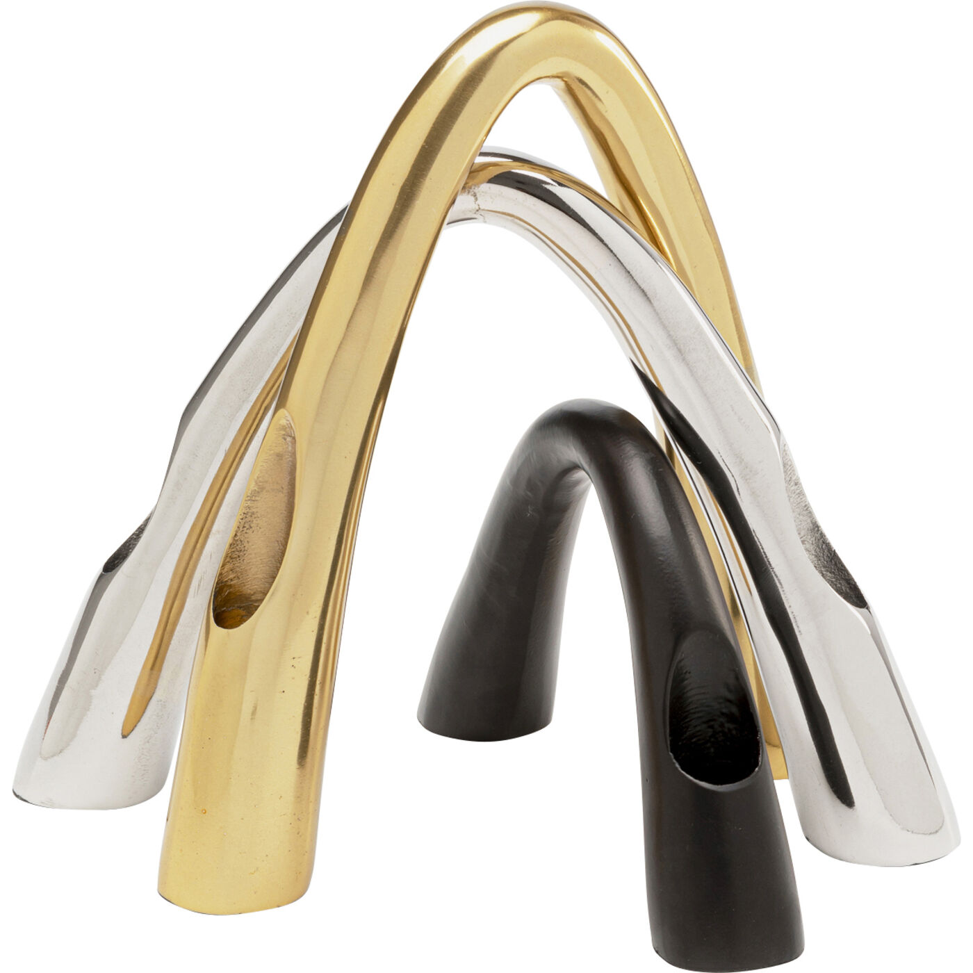 Подсвечник Bow Duo Black 13cm