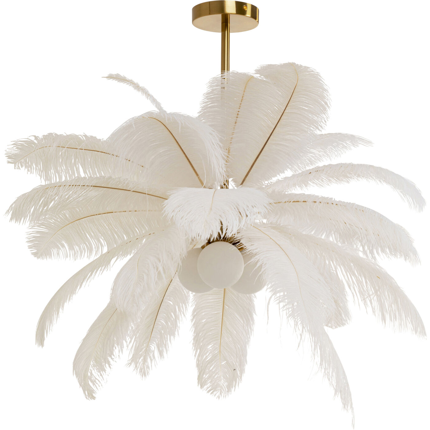 Светильник подвесной Feather Palm White Ø60cm