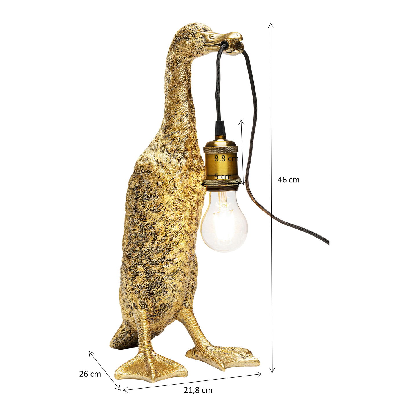 Светильник настольный Walking Duck 46cm