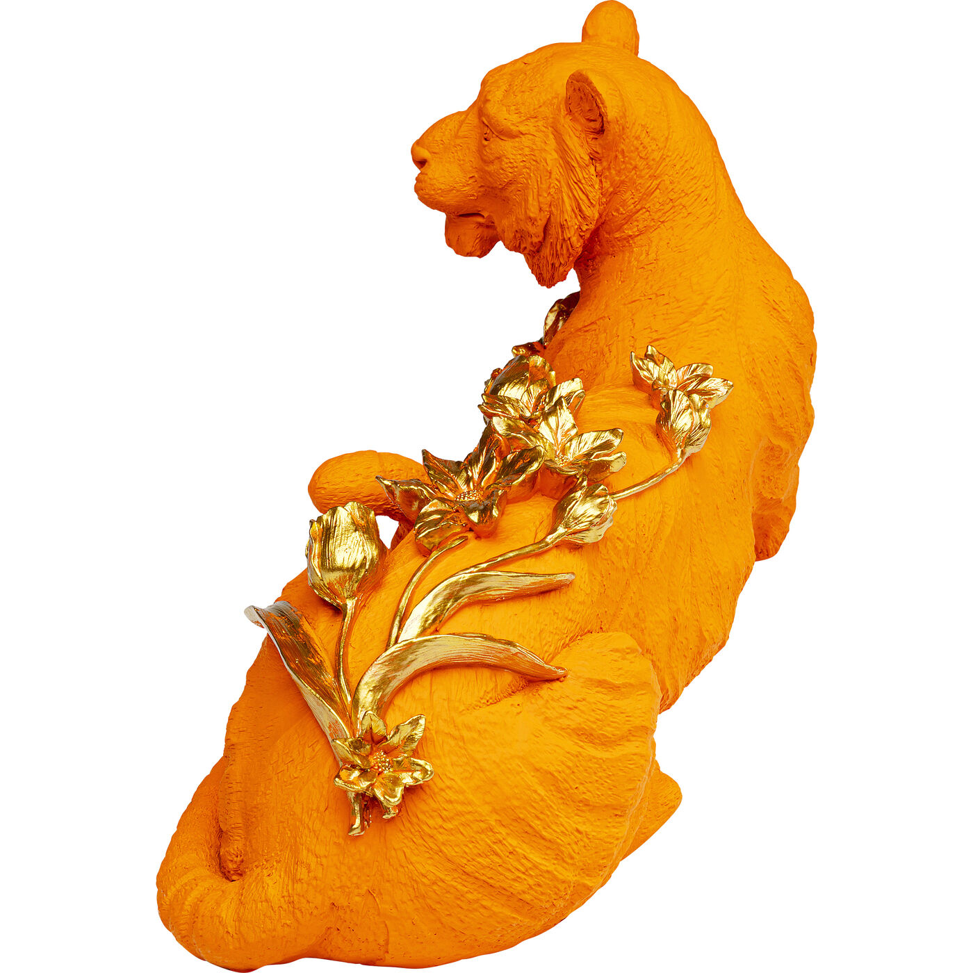 Фигура декоративная Flower Leoard Orange 26cm