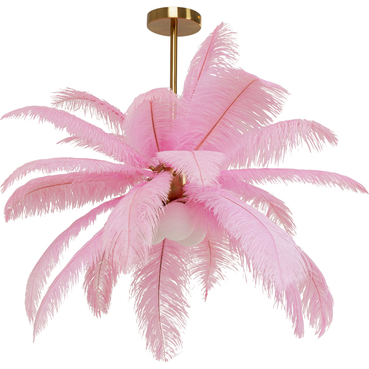 Светильник подвесной Feather Palm Pink Ø60cm