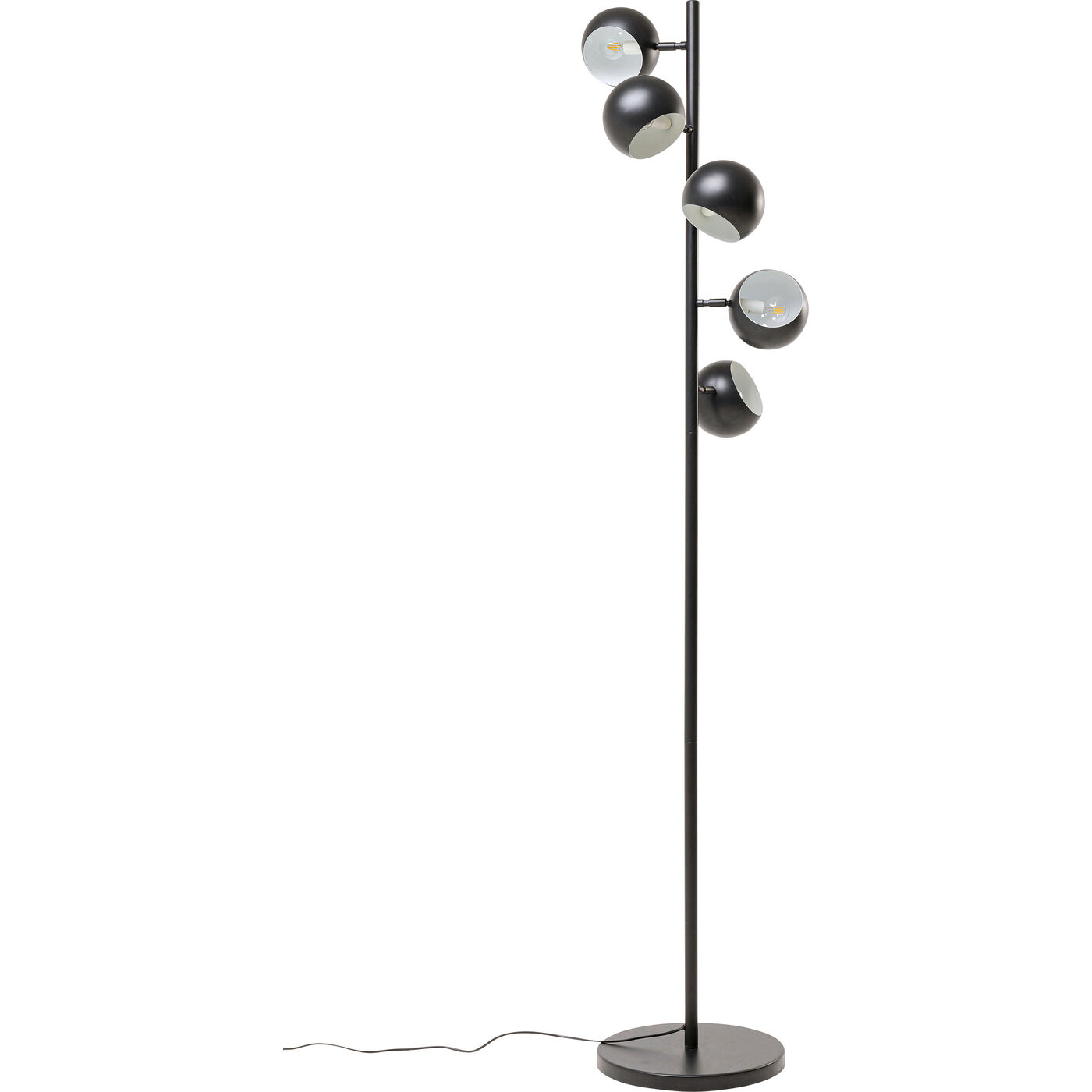 Светильник напольный Calotta Black 5-lite 180cm