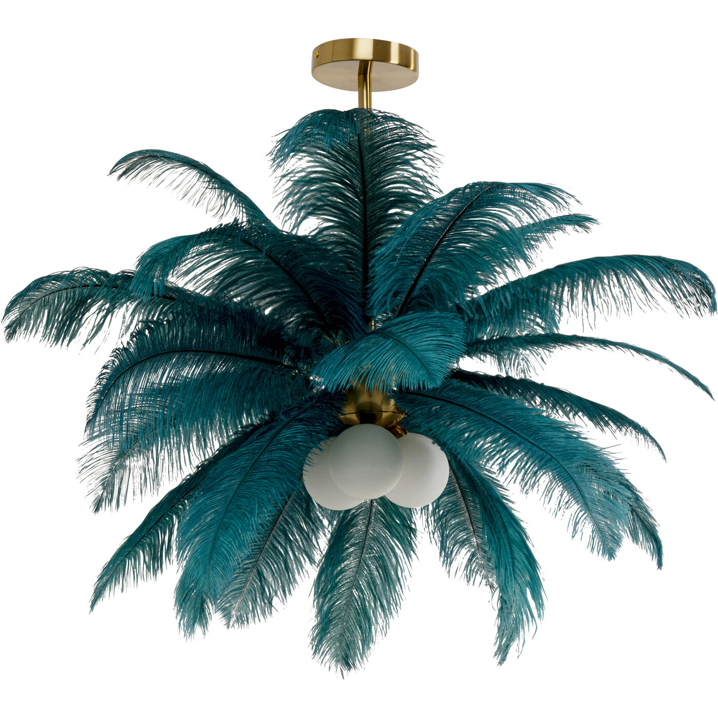 Светильник подвесной Feather Palm Green Ø60cm