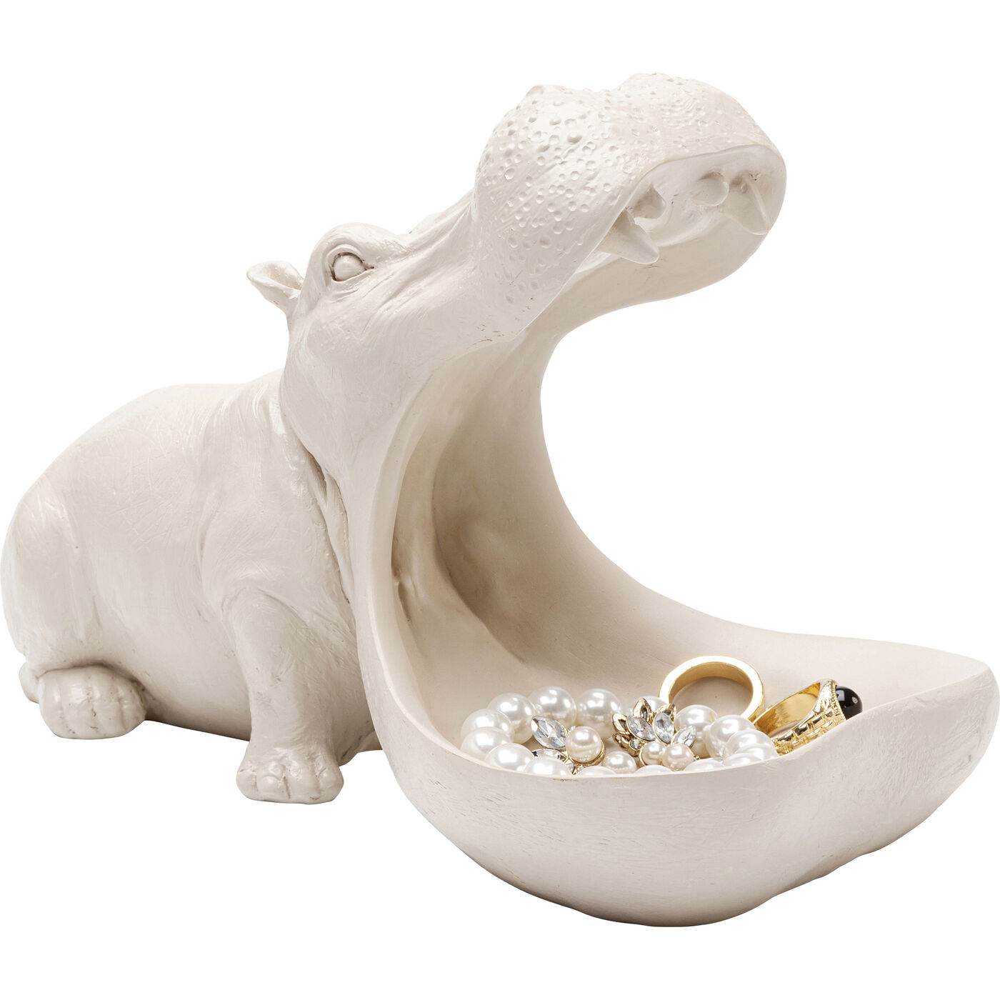 Фигура декоративная Hungry Hippo 17cm Greige