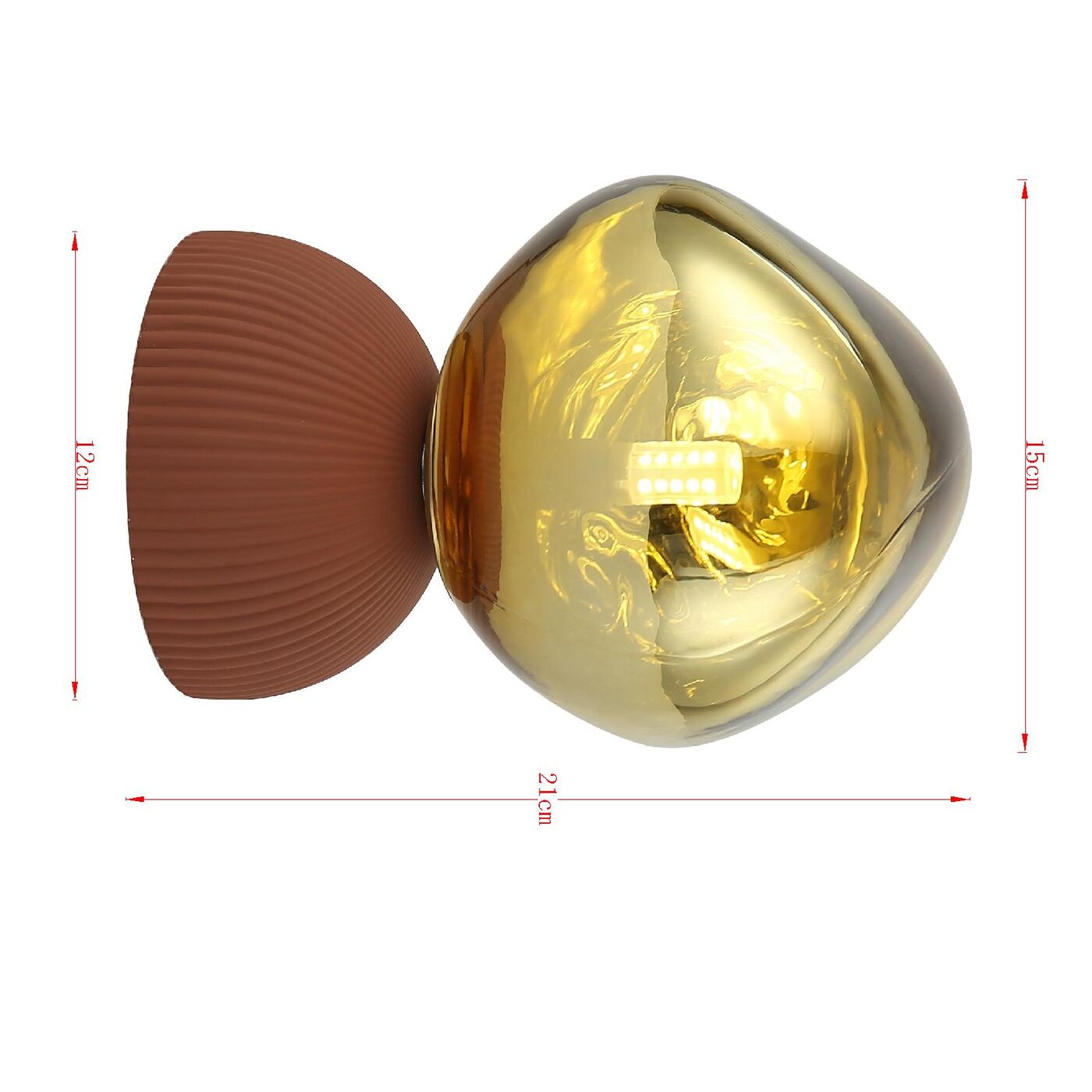 Светильник настольный Magic Ball Gold 21cm