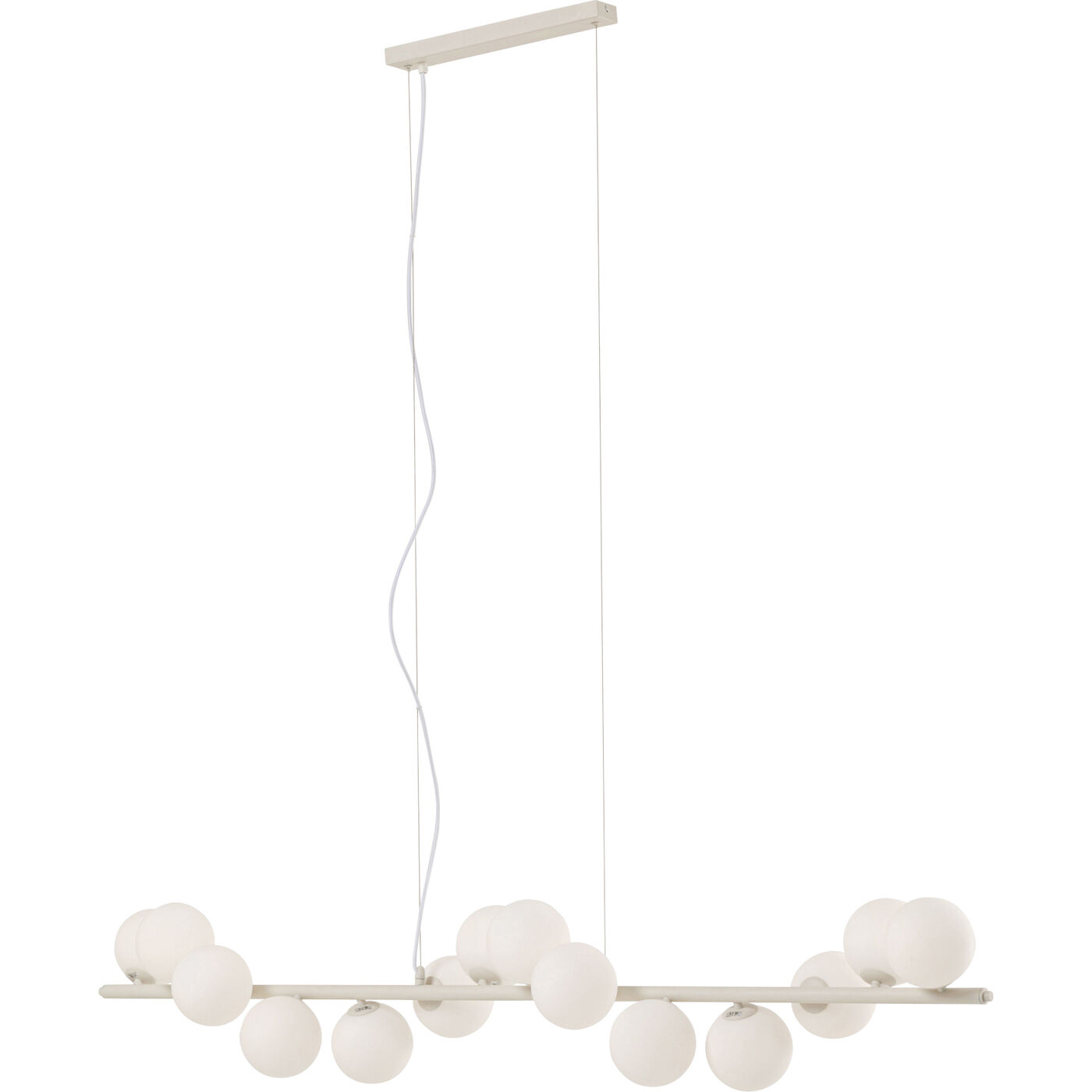 Светильник подвесной Scala Balls Milky Greige 150cm