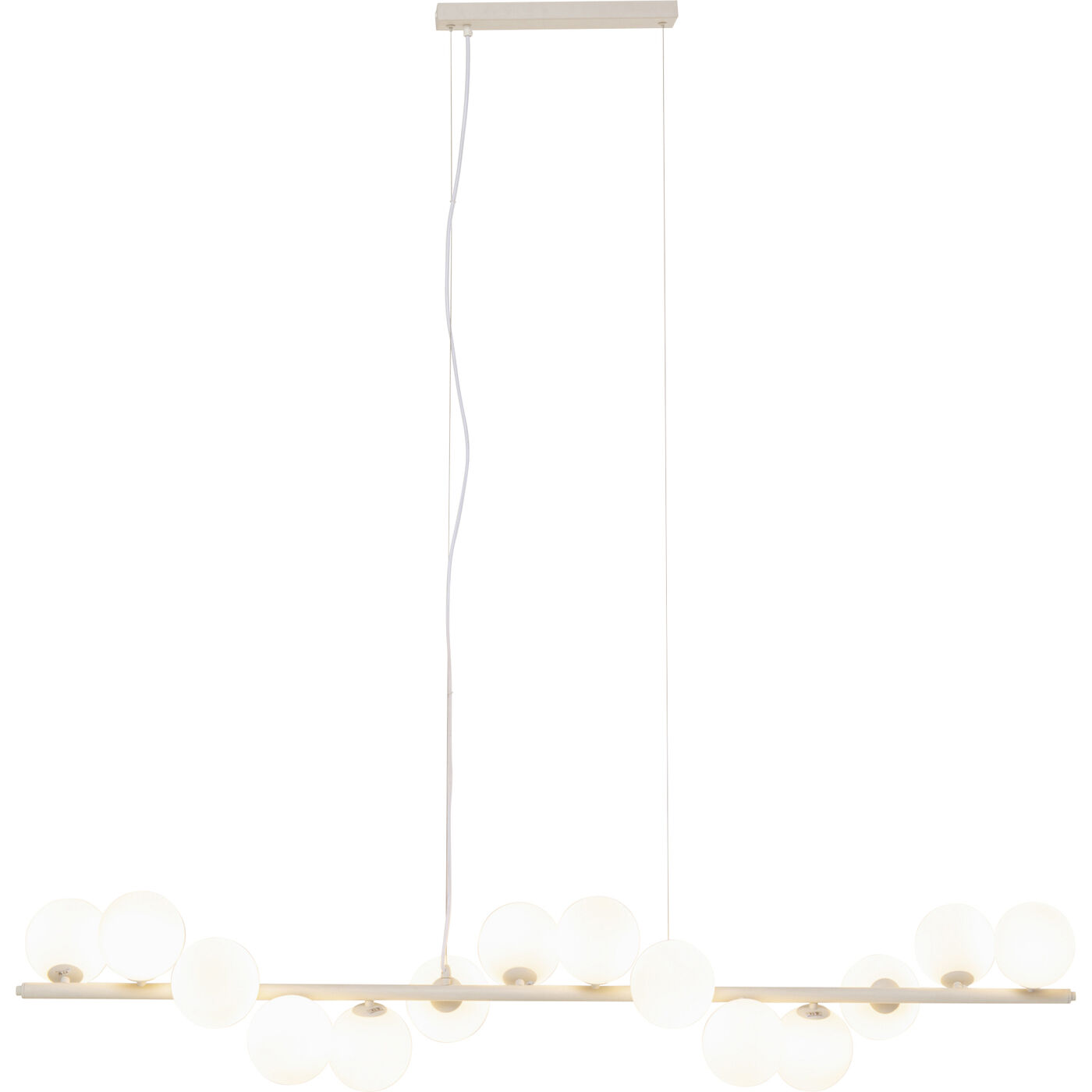 Светильник подвесной Scala Balls Milky Greige 150cm