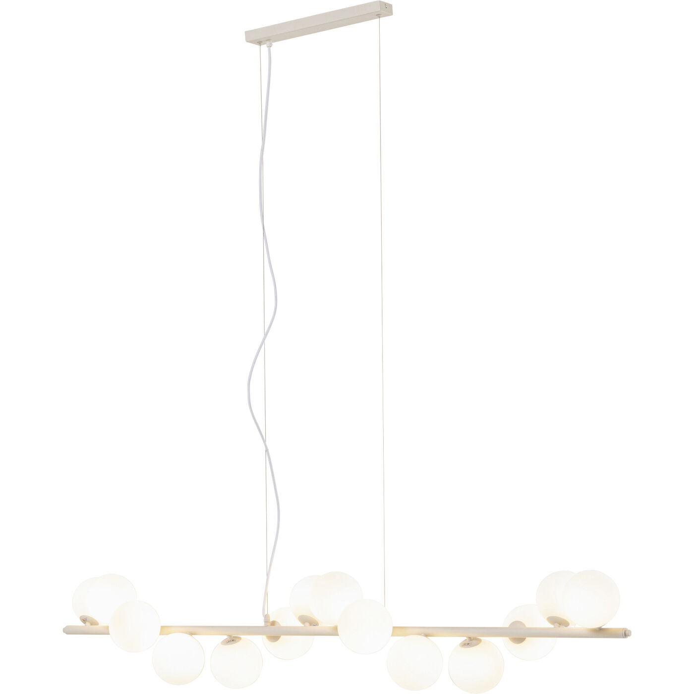 Светильник подвесной Scala Balls Milky Greige 150cm