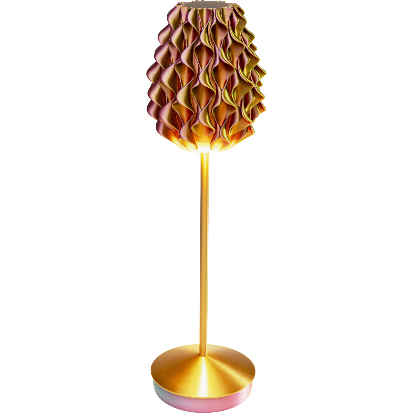 Светильник настольный Swirl gold sunrise