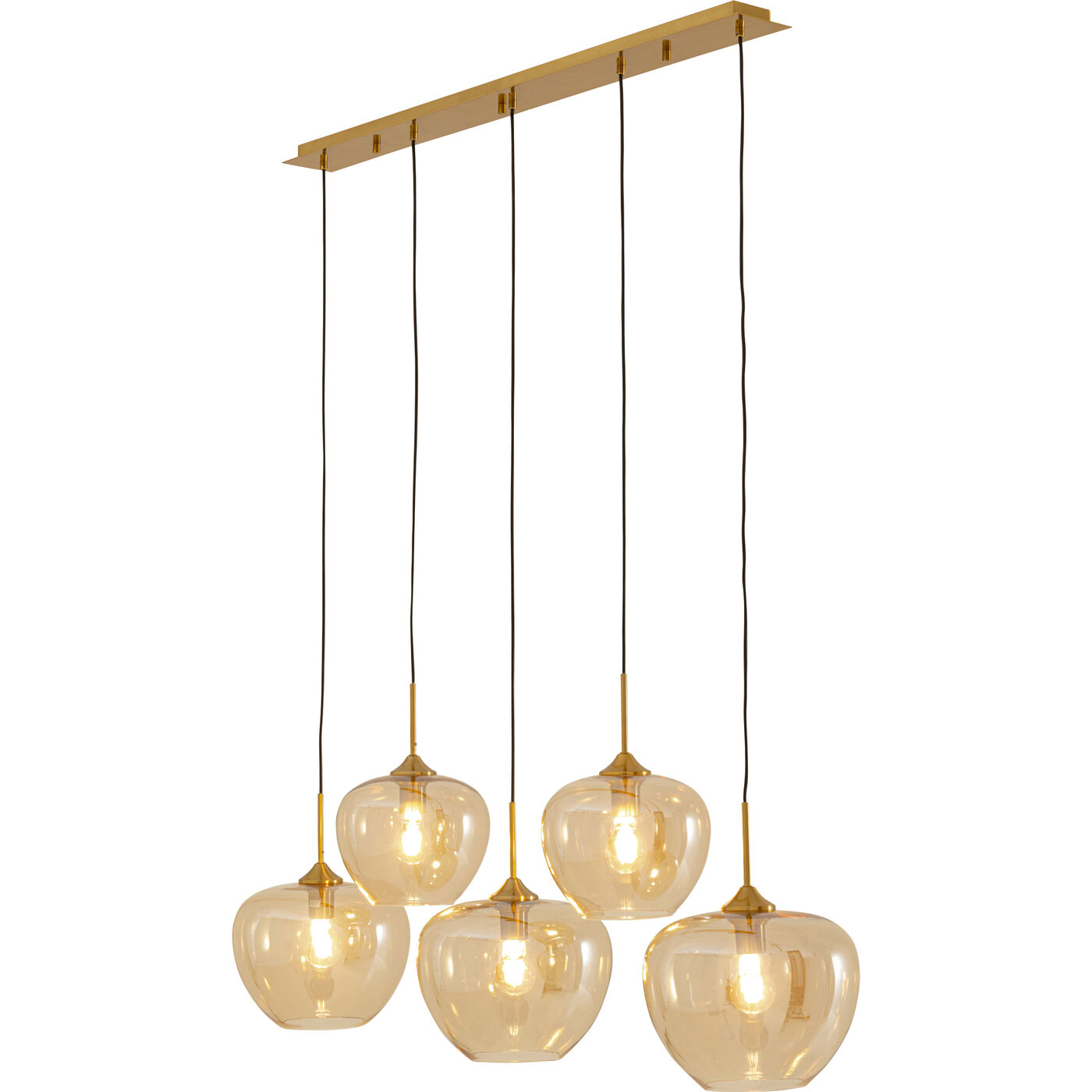 Светильник подвесной Sphere Amber Five 160cm