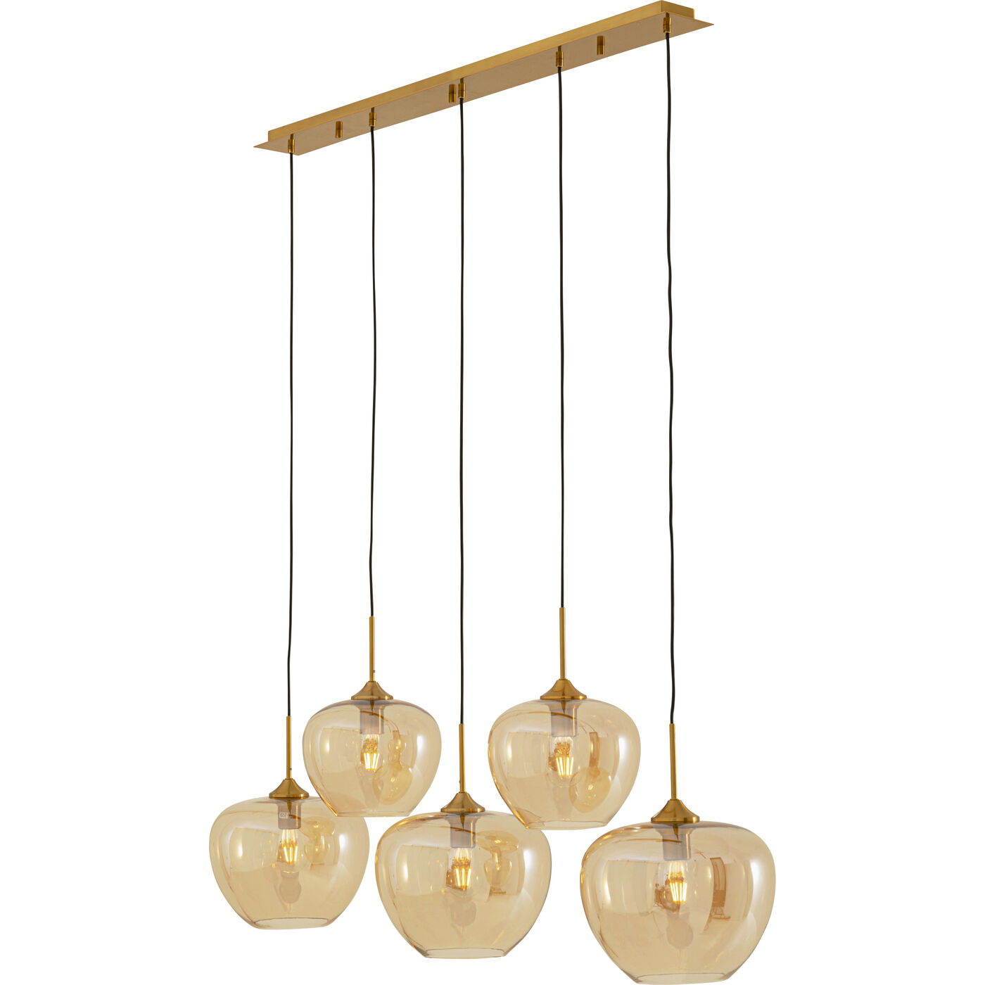 Светильник подвесной Sphere Amber Five 160cm