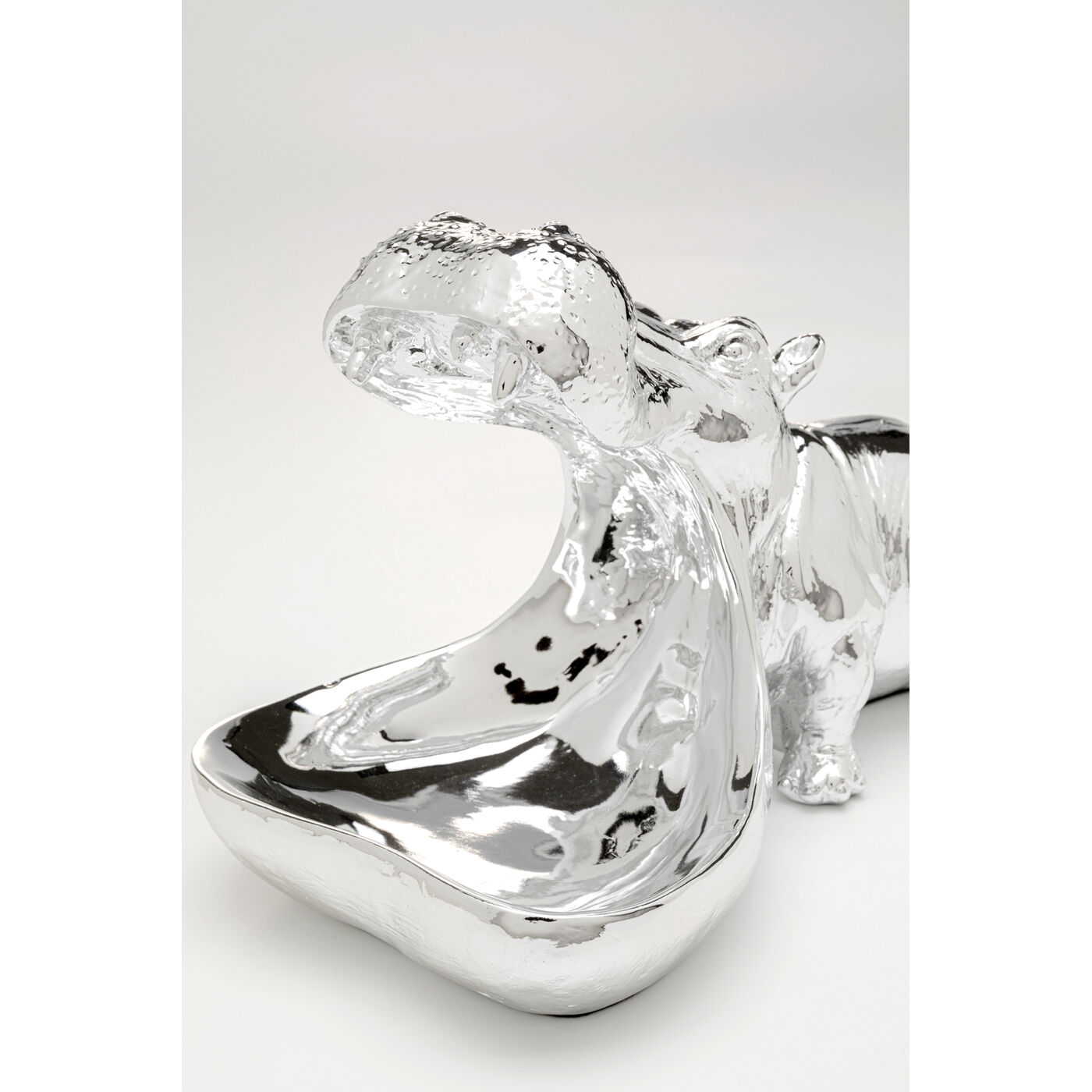 Фигура декоративная Hungry Hippo 17cm Silver