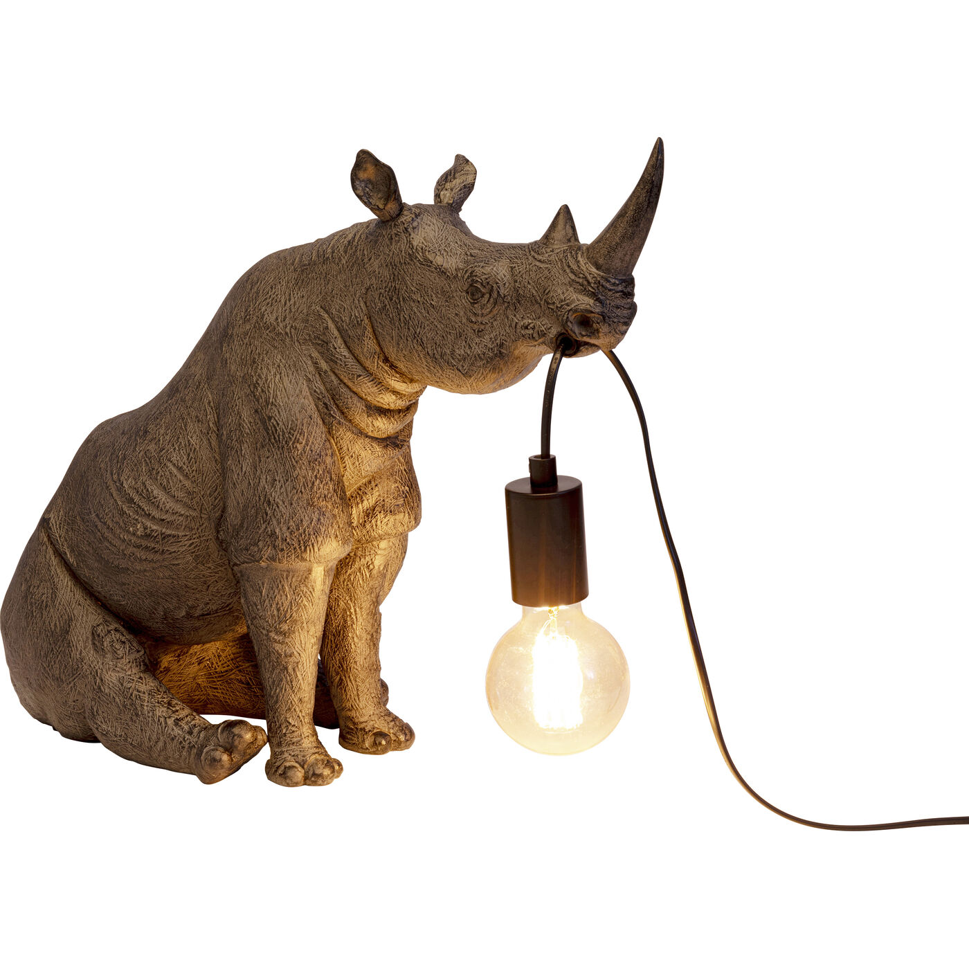 Светильник настольный Sitting Rhino 42cm