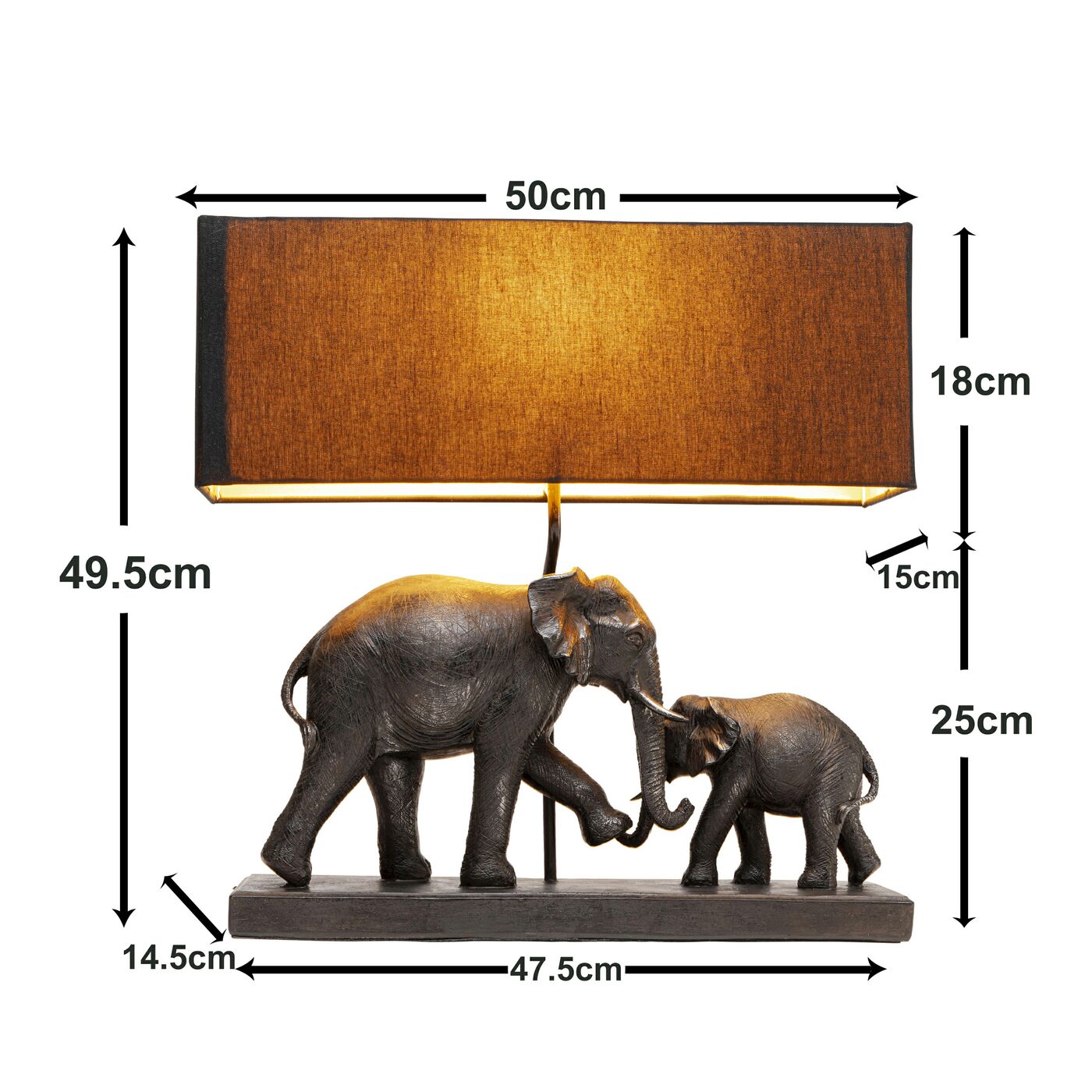 Светильник настольный Elephant Family 50cm