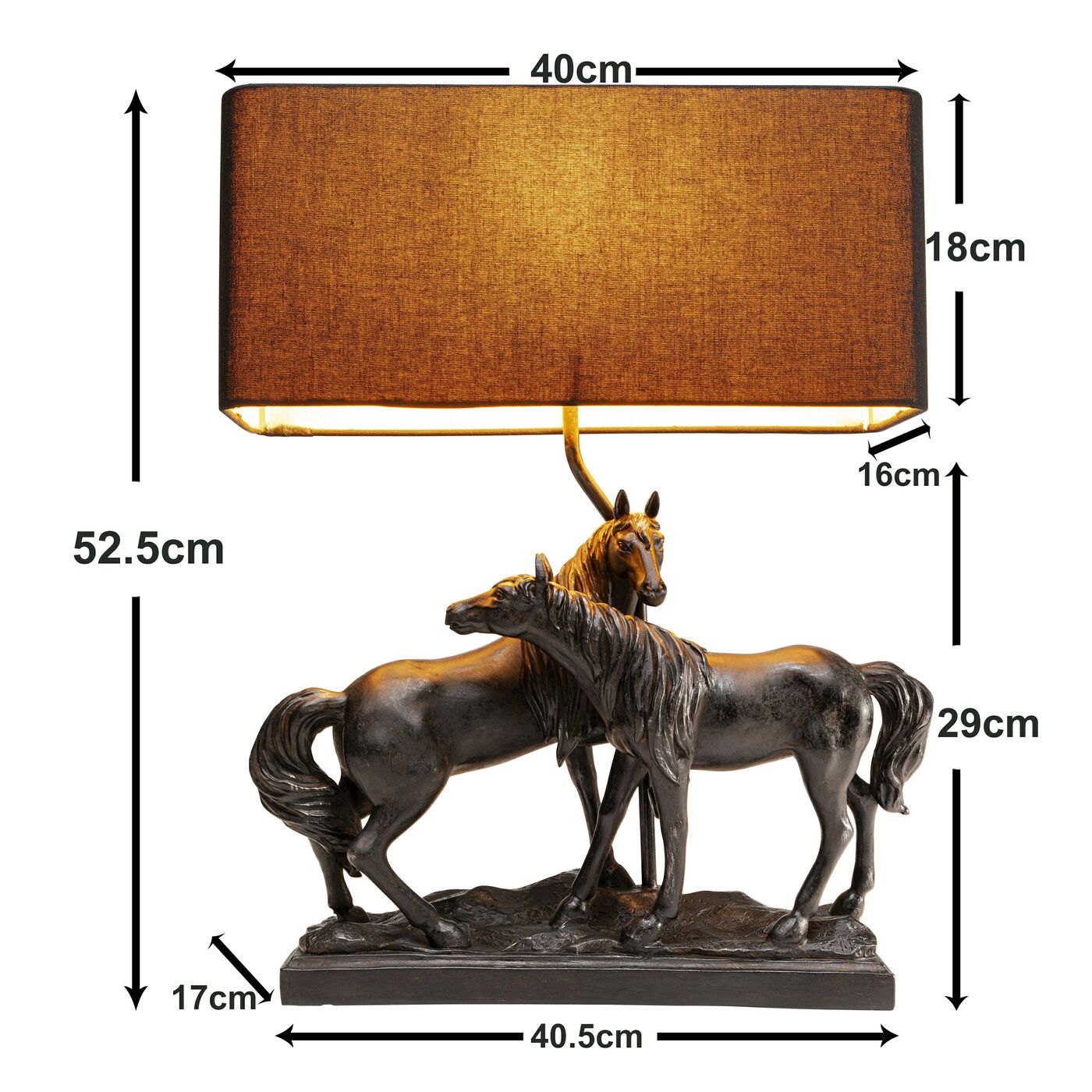 Светильник настольный Horse Family53cm