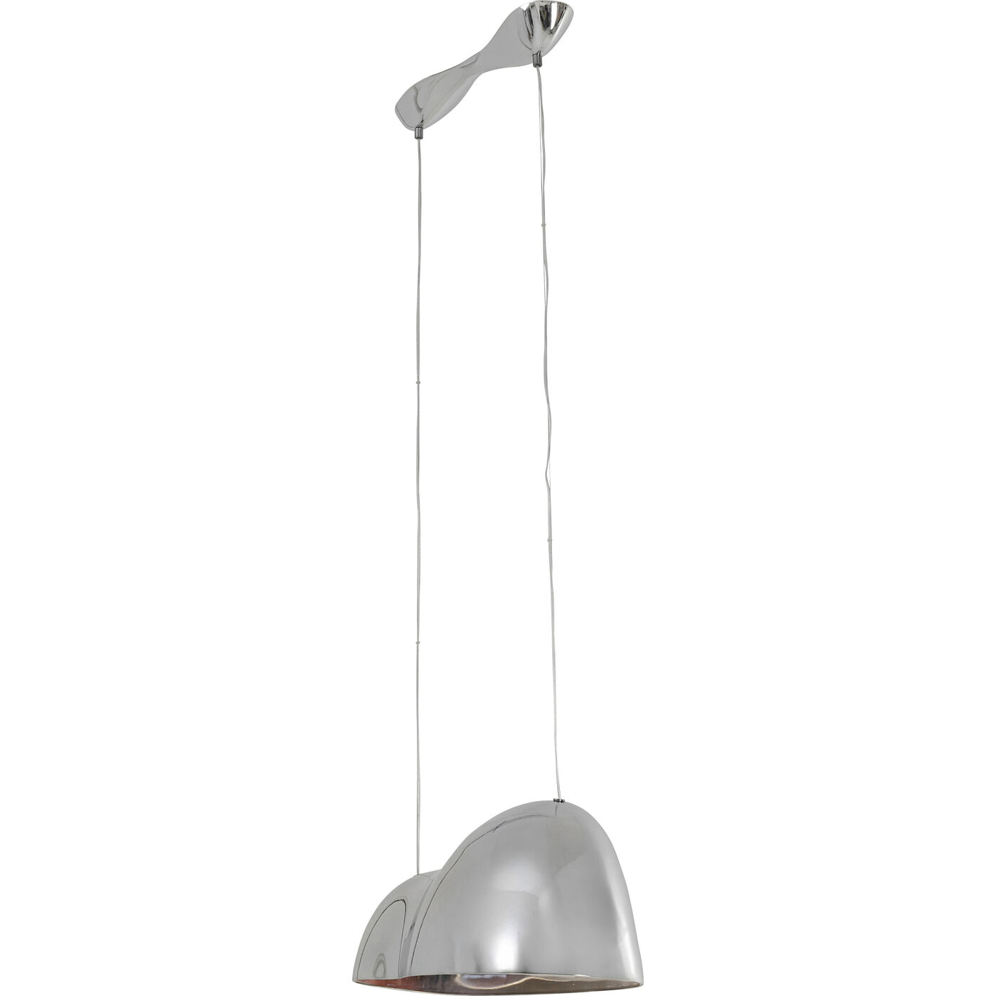 Светильник подвесной Cloud Beam Double Silver 70cm